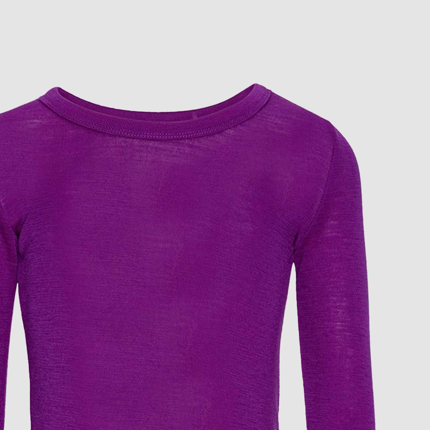 T-shirt a maniche lunghe Rihanna Wool viola - annameglio.com abbigliamento moda