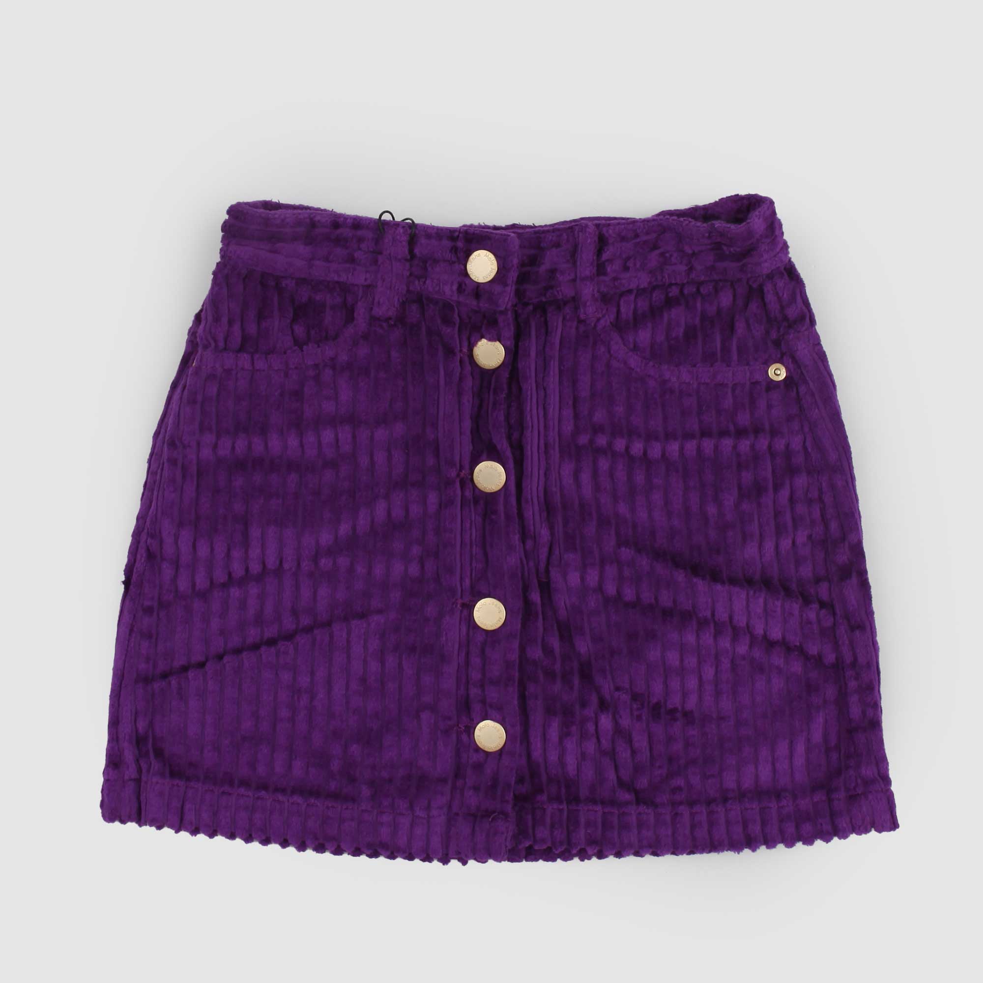 Gonna corta Molo in velluto viola - annameglio.com abbigliamento moda