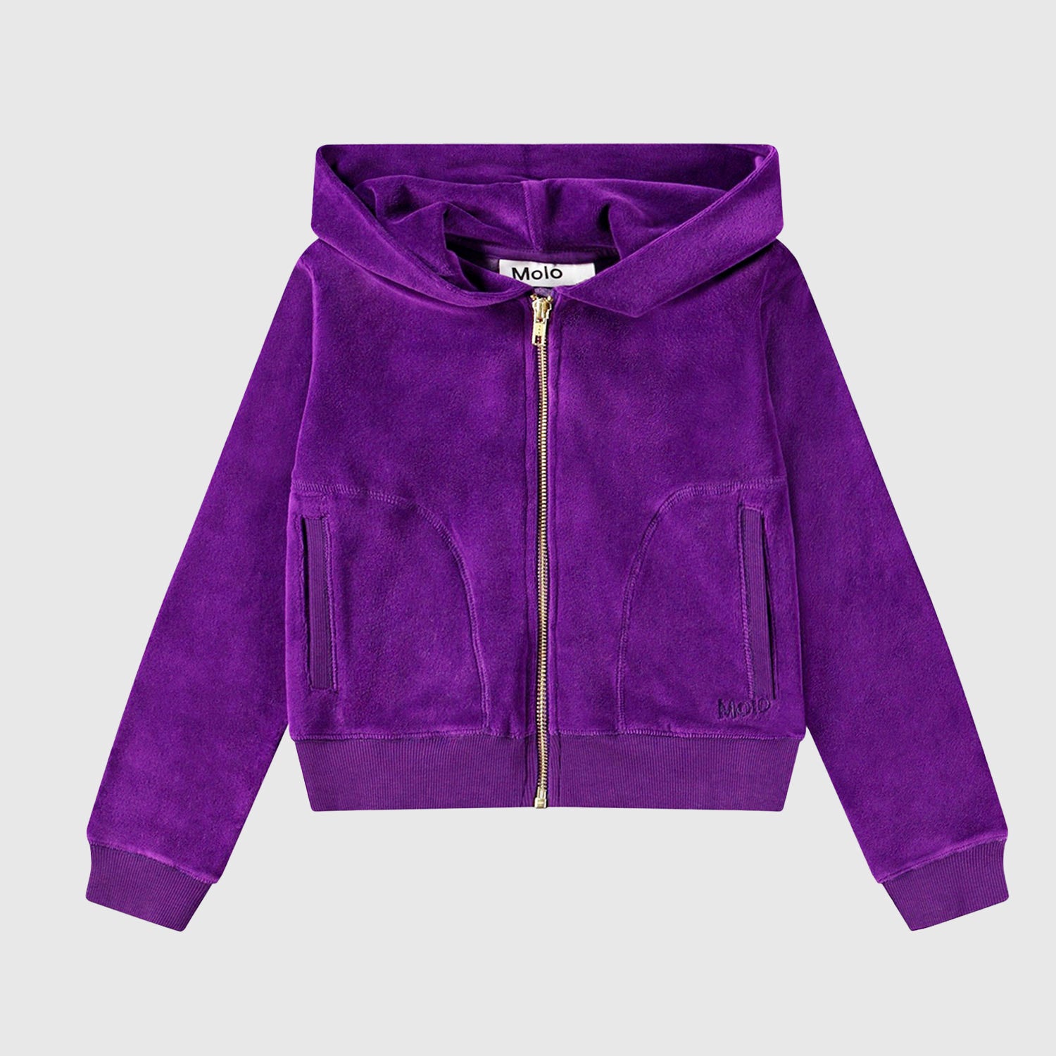 Cardigan Milla Viola caldo in velluto - annameglio.com abbigliamento moda