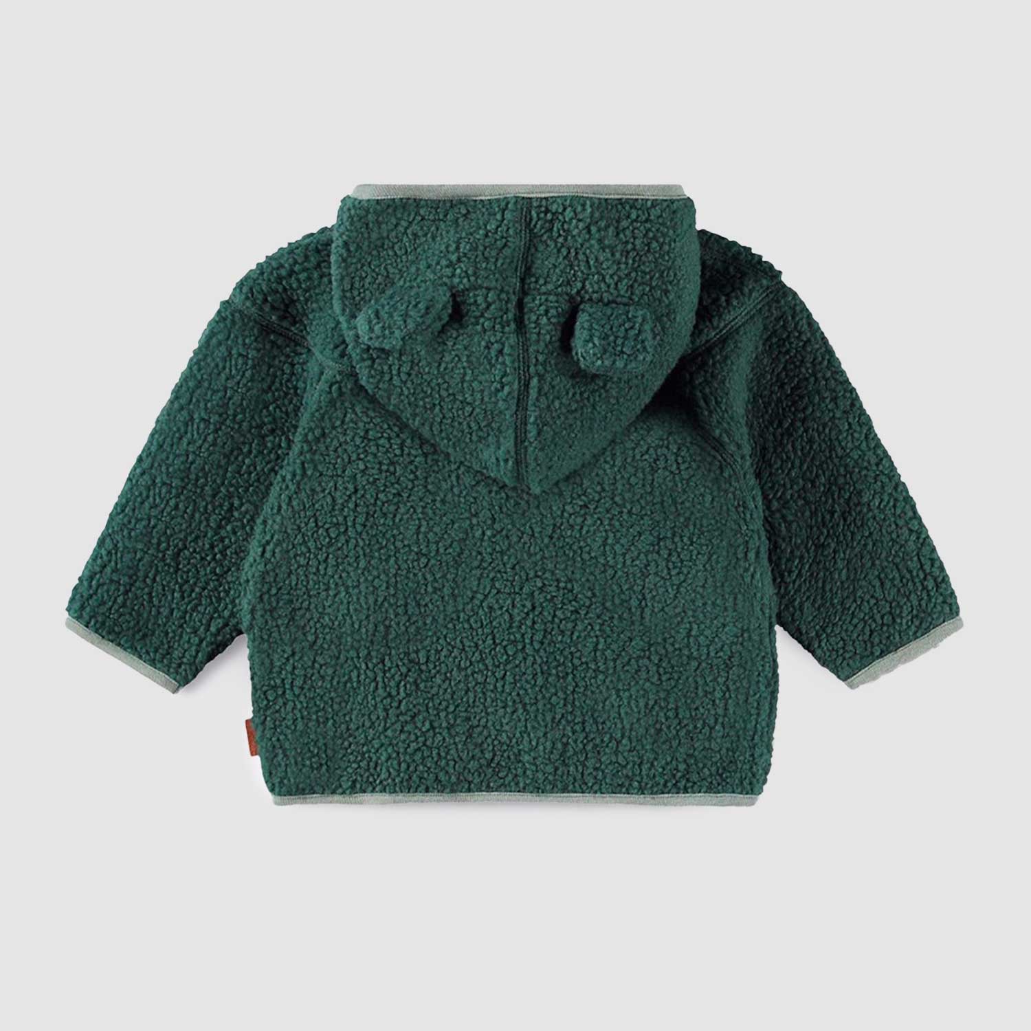 Giacca In Pile Ummi Verde Pino Con Cappuccio Teddy - annameglio.com abbigliamento moda