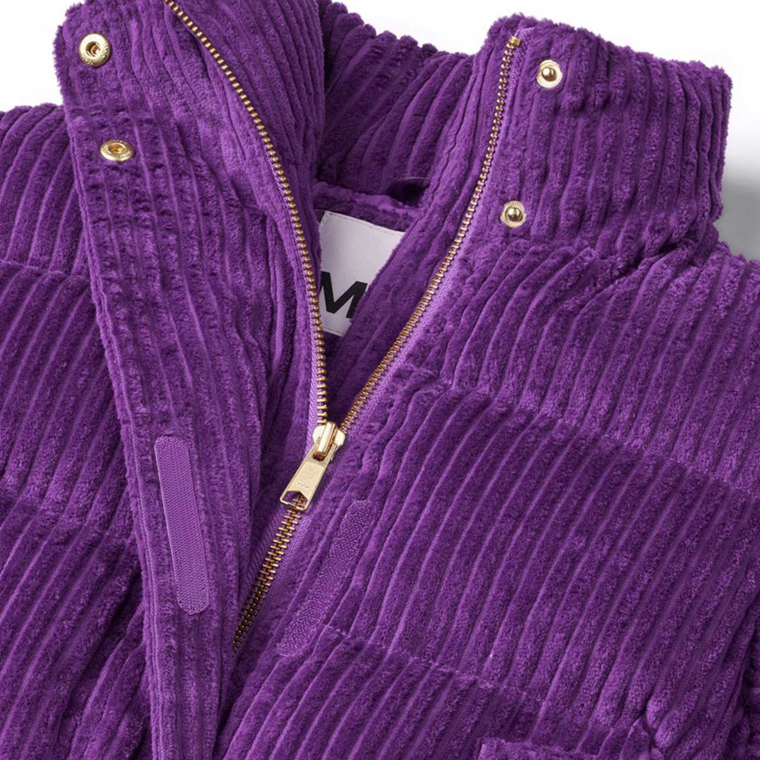 Giubbotto Hansine in velluto viola - annameglio.com abbigliamento moda