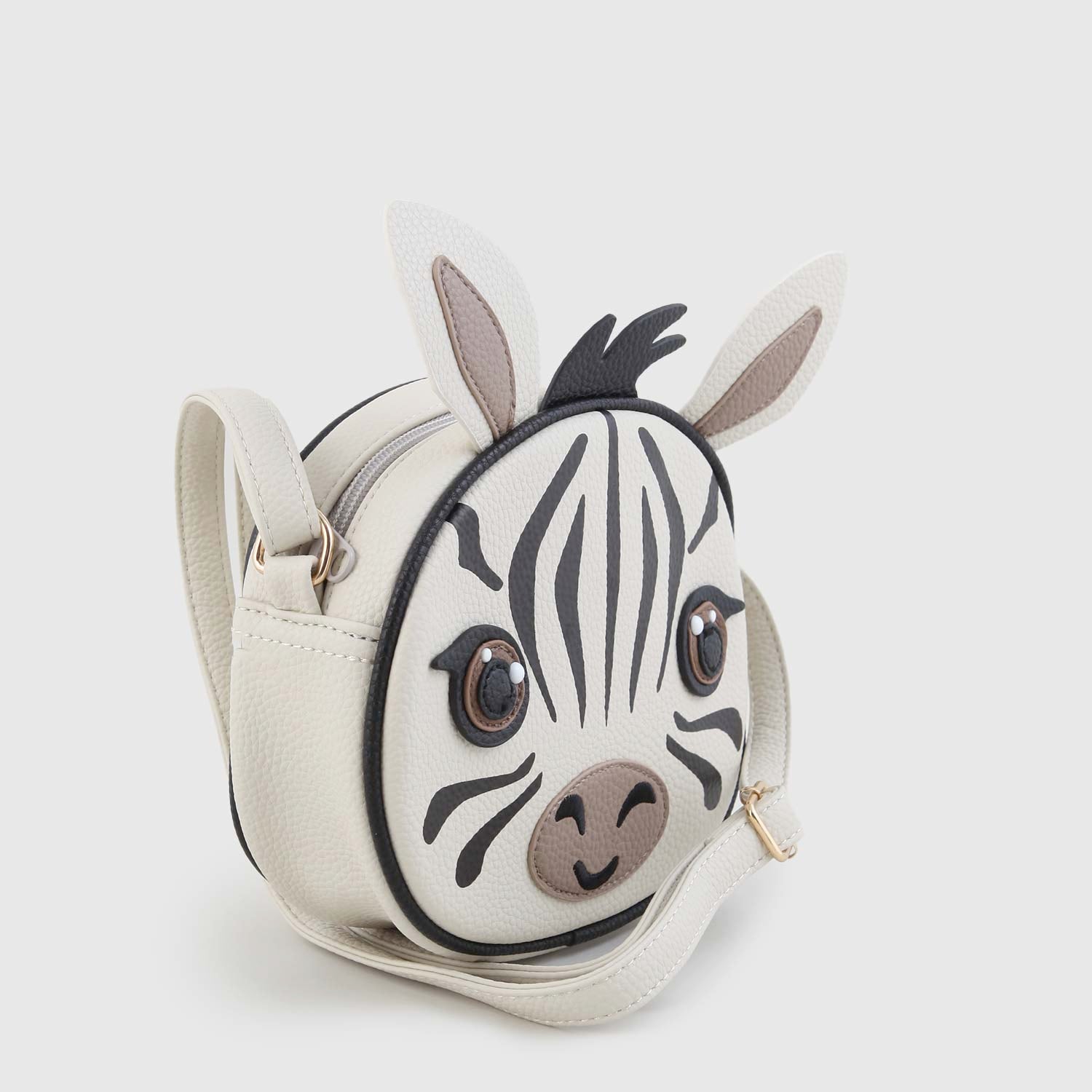 Borsa bianca a tracolla con motivo zebrato - annameglio.com abbigliamento moda