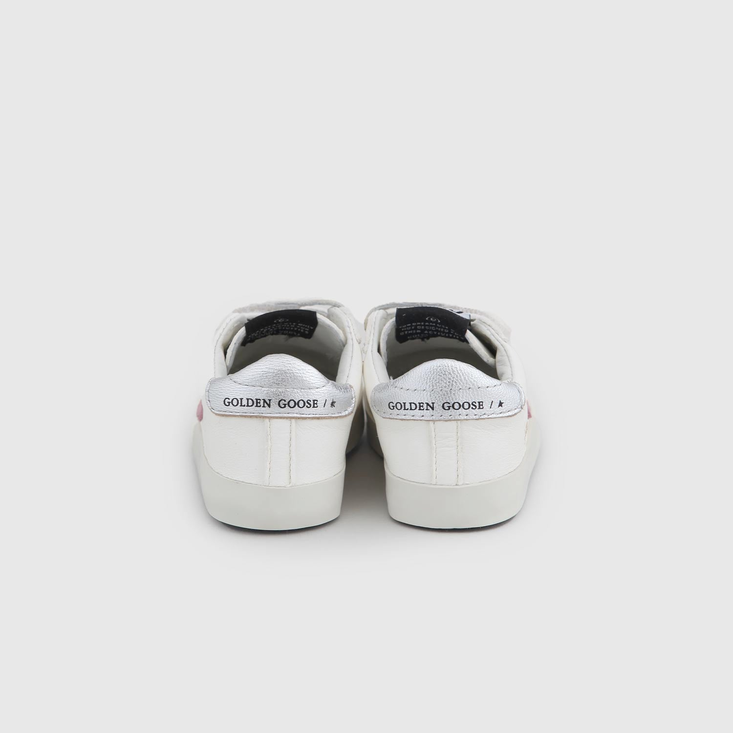 Baby Old School con stella in nappa rosa - annameglio.com abbigliamento moda