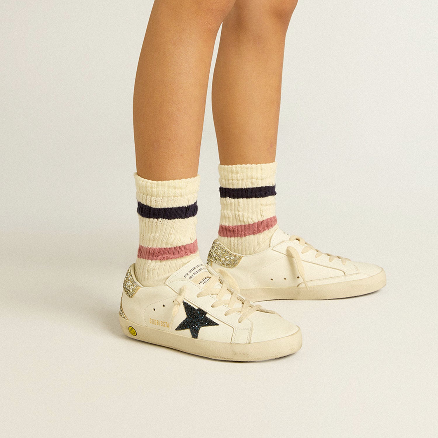 Baby Super Star Classic Stella Glitter Blu Sneaker - annameglio.com abbigliamento moda