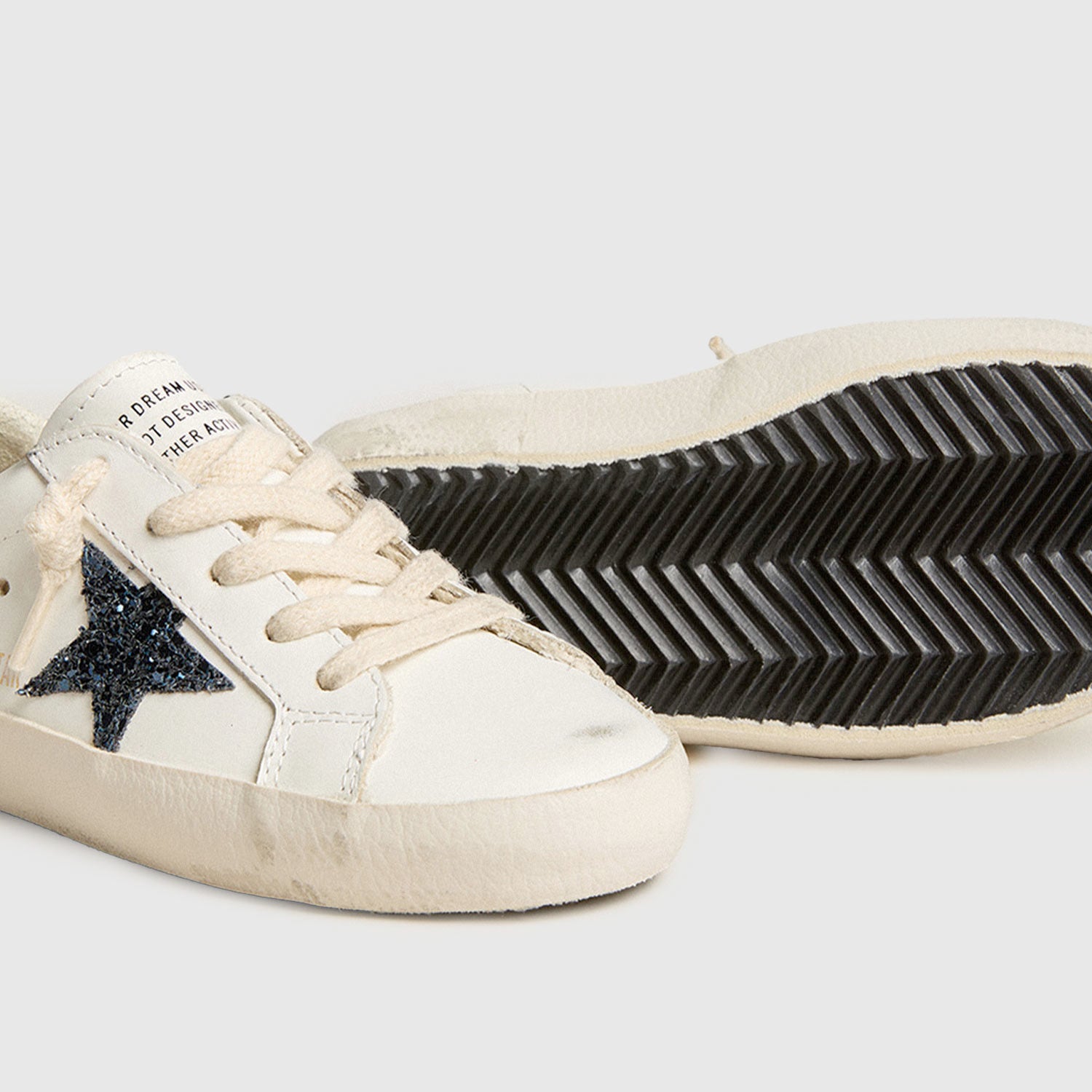 Baby Super Star Classic Stella Glitter Blu Sneaker - annameglio.com abbigliamento moda