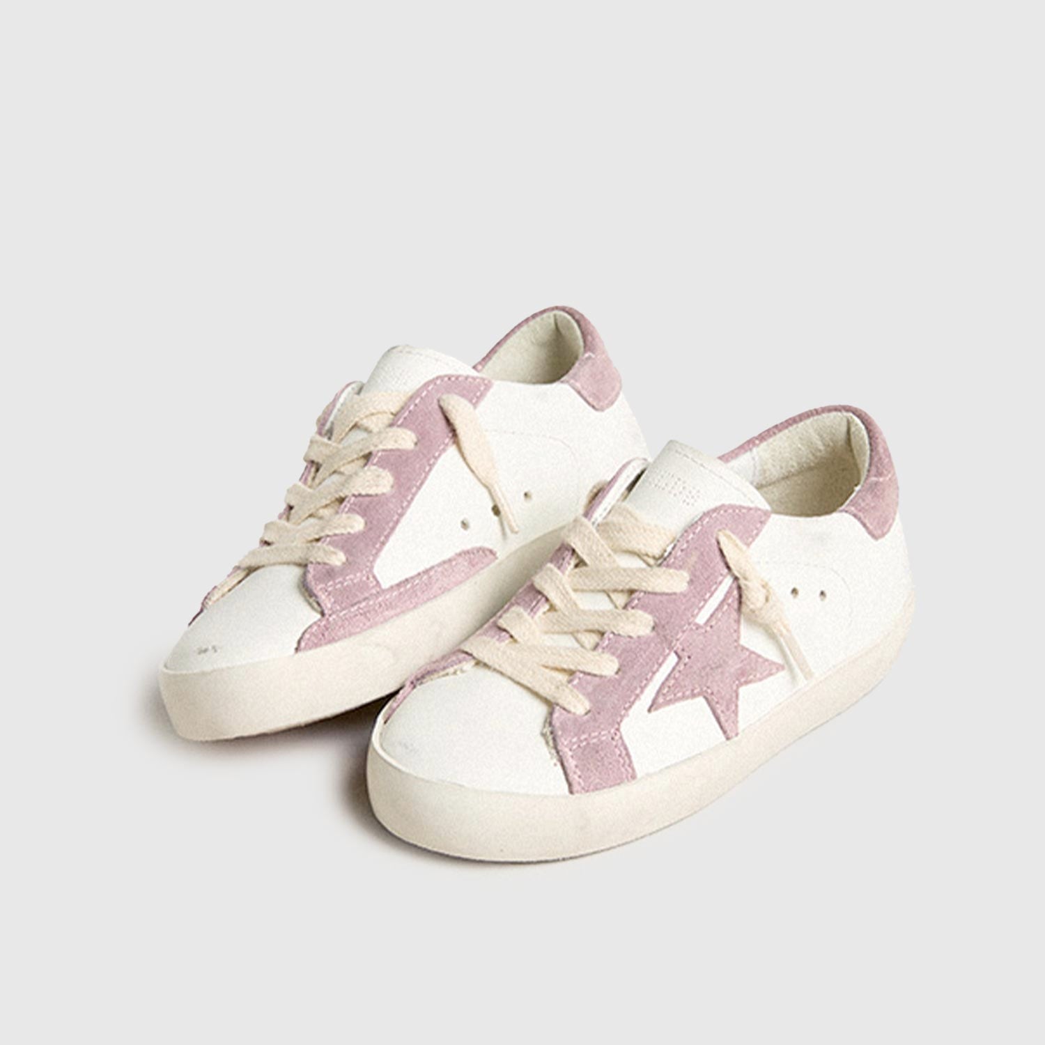 Sneakers Super Star Classic Bianca e Malva - annameglio.com abbigliamento moda