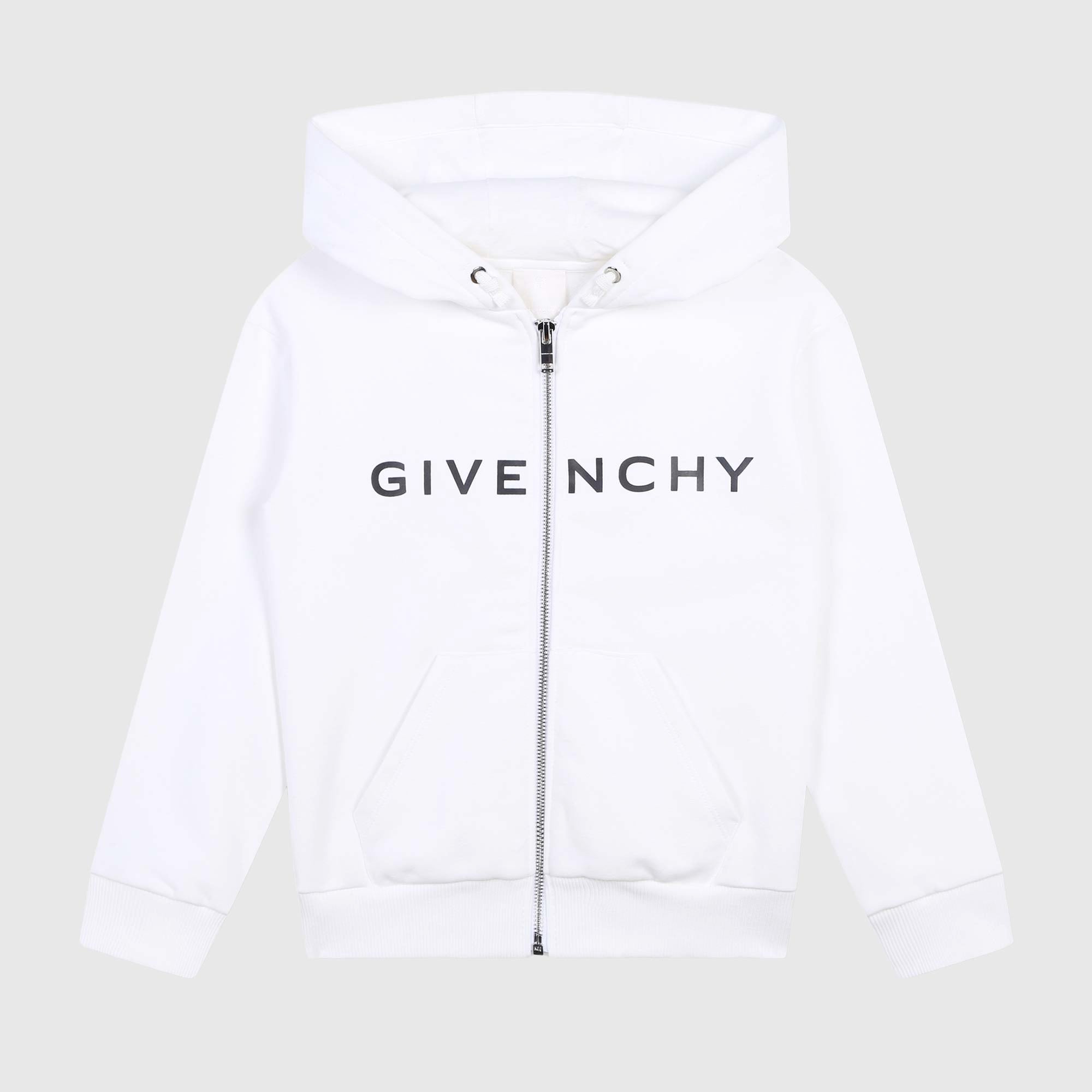 Felpa con Cappuccio in Misto Cotone e Zip - annameglio.com abbigliamento moda