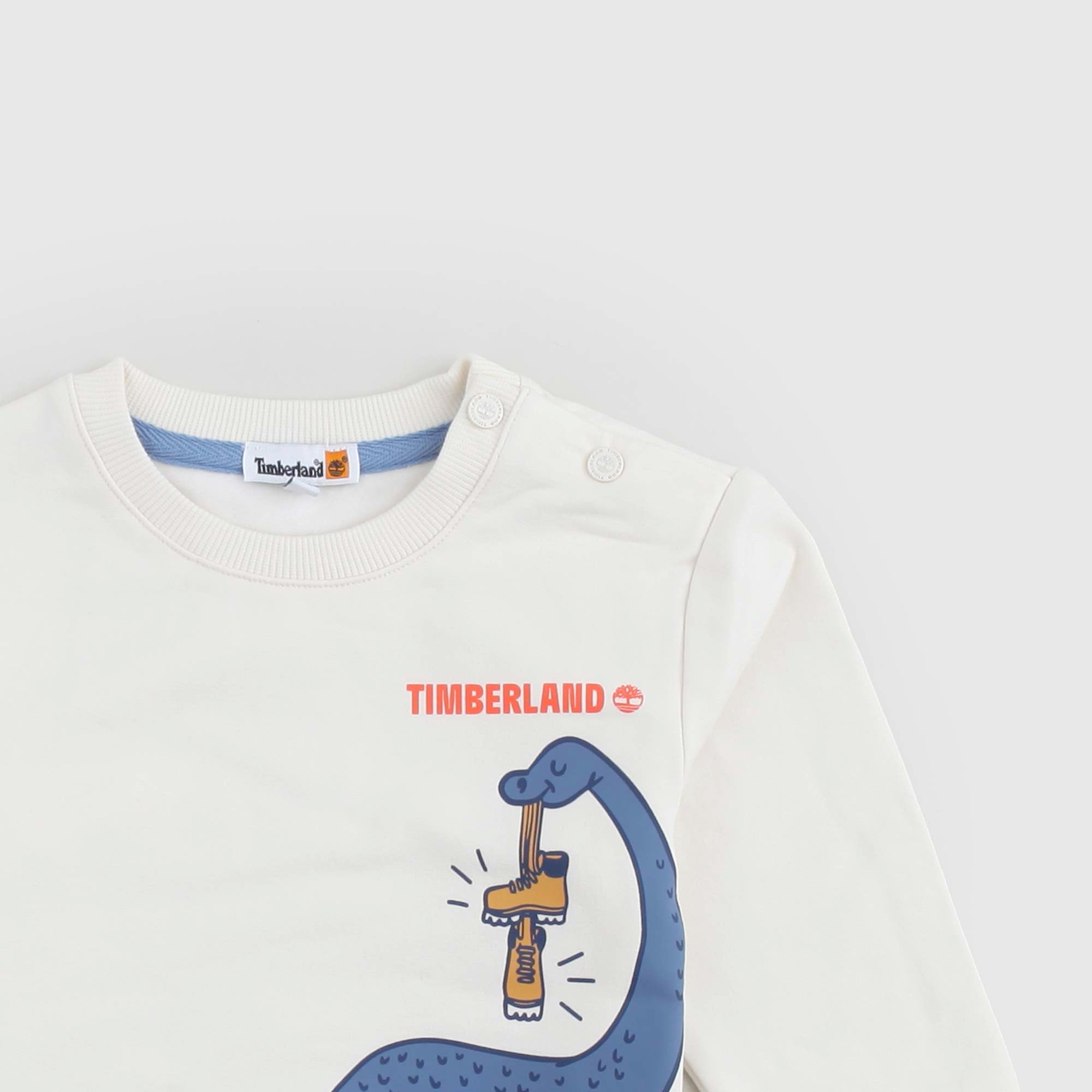 Felpa Bianca Firmata TIMBERLAND - annameglio.com abbigliamento moda