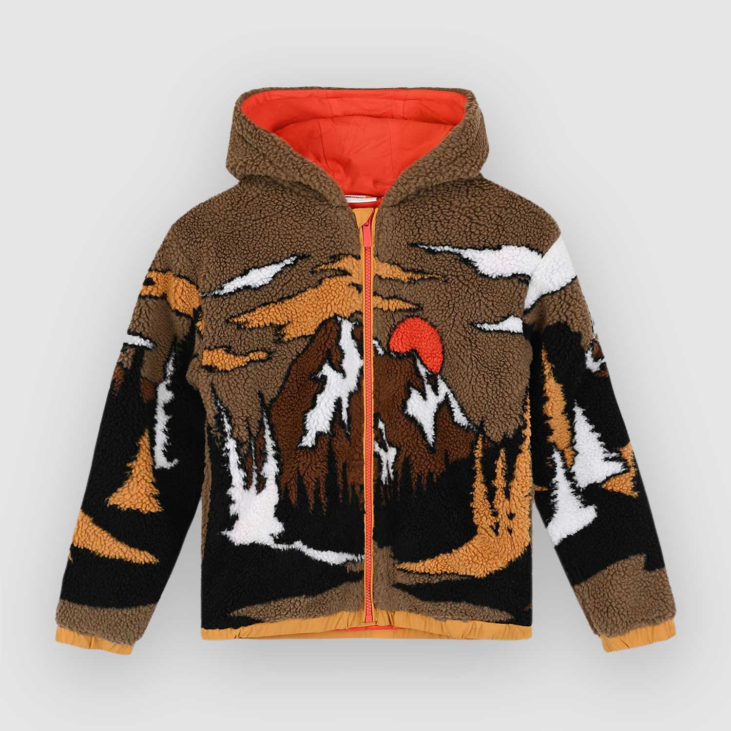 Ecopelliccia Teddy motivo paesaggio - annameglio.com abbigliamento moda