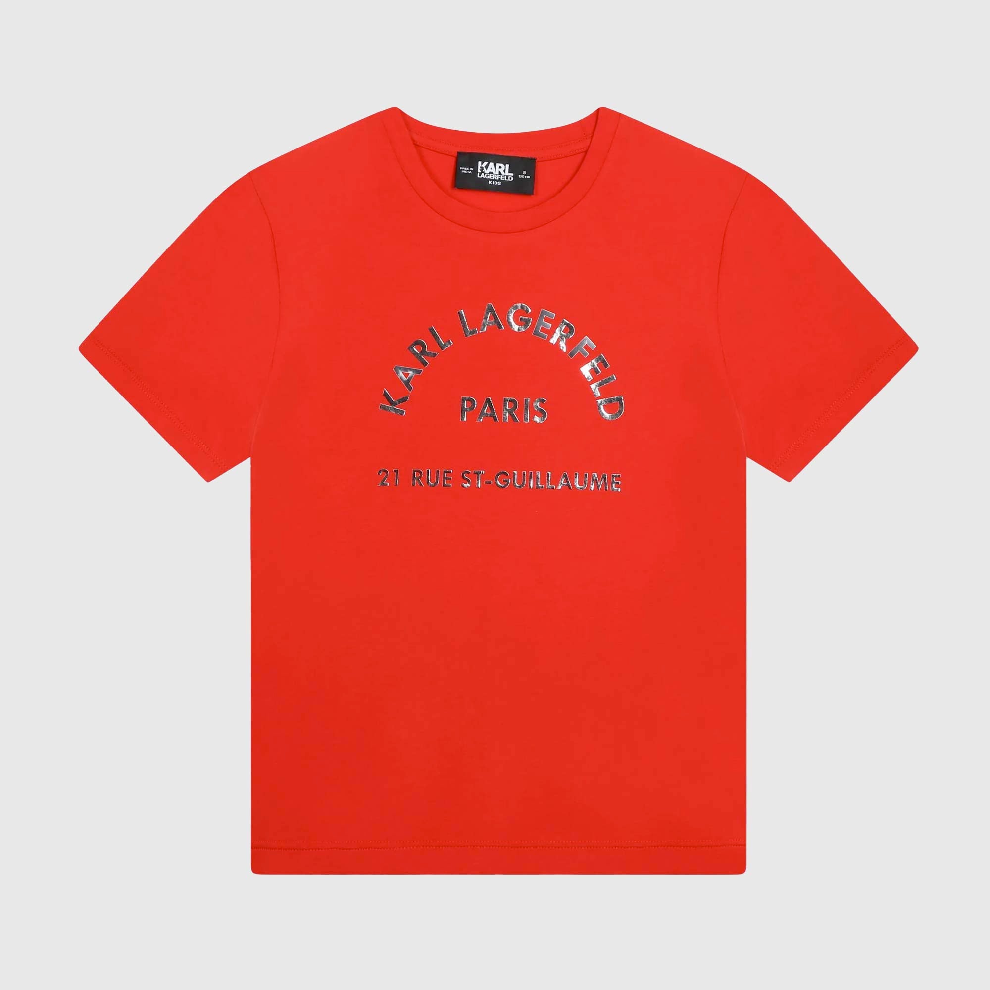 T-shirt rossa con stampa Logo - annameglio.com abbigliamento moda