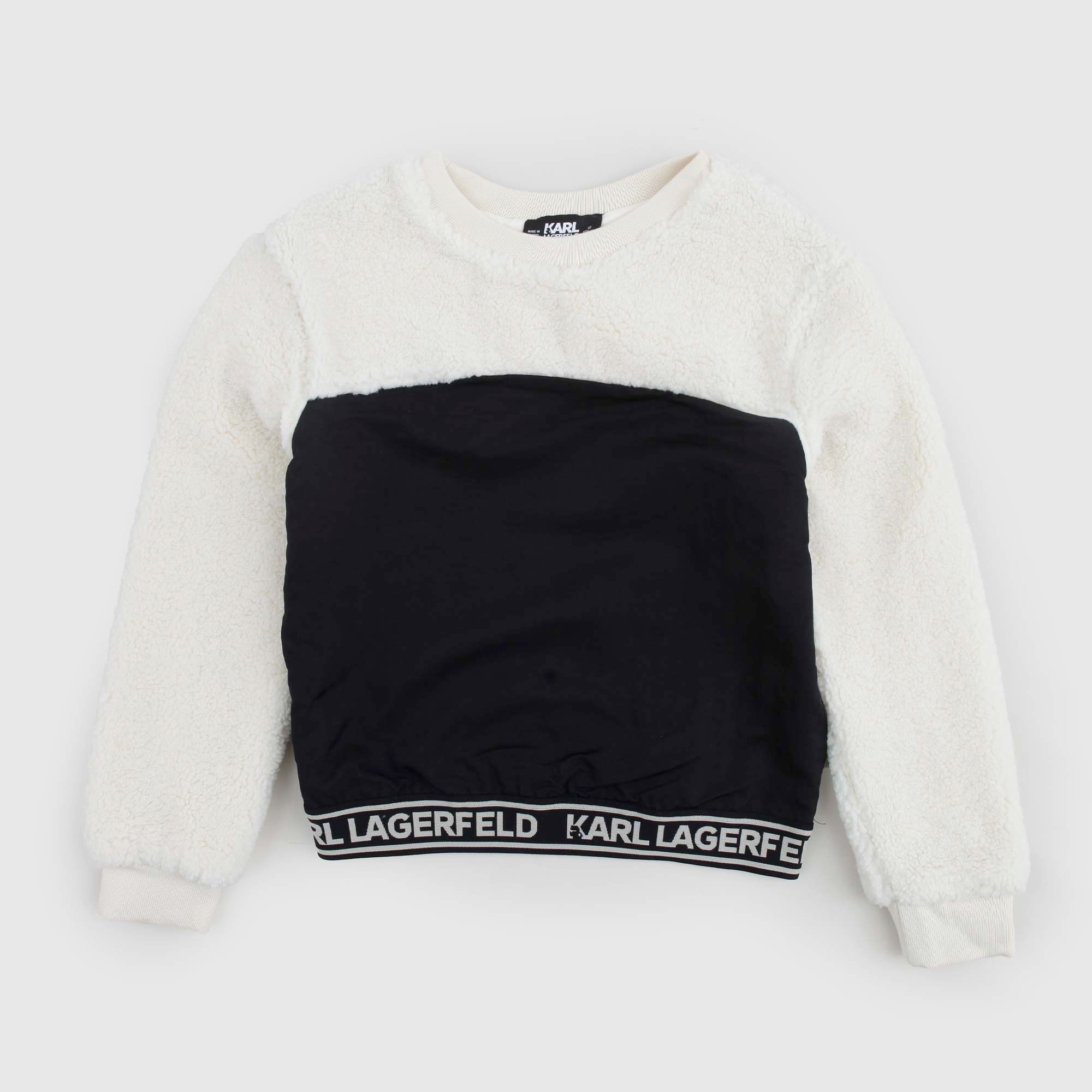 Felpa color block con fascia elastica logo - annameglio.com abbigliamento moda