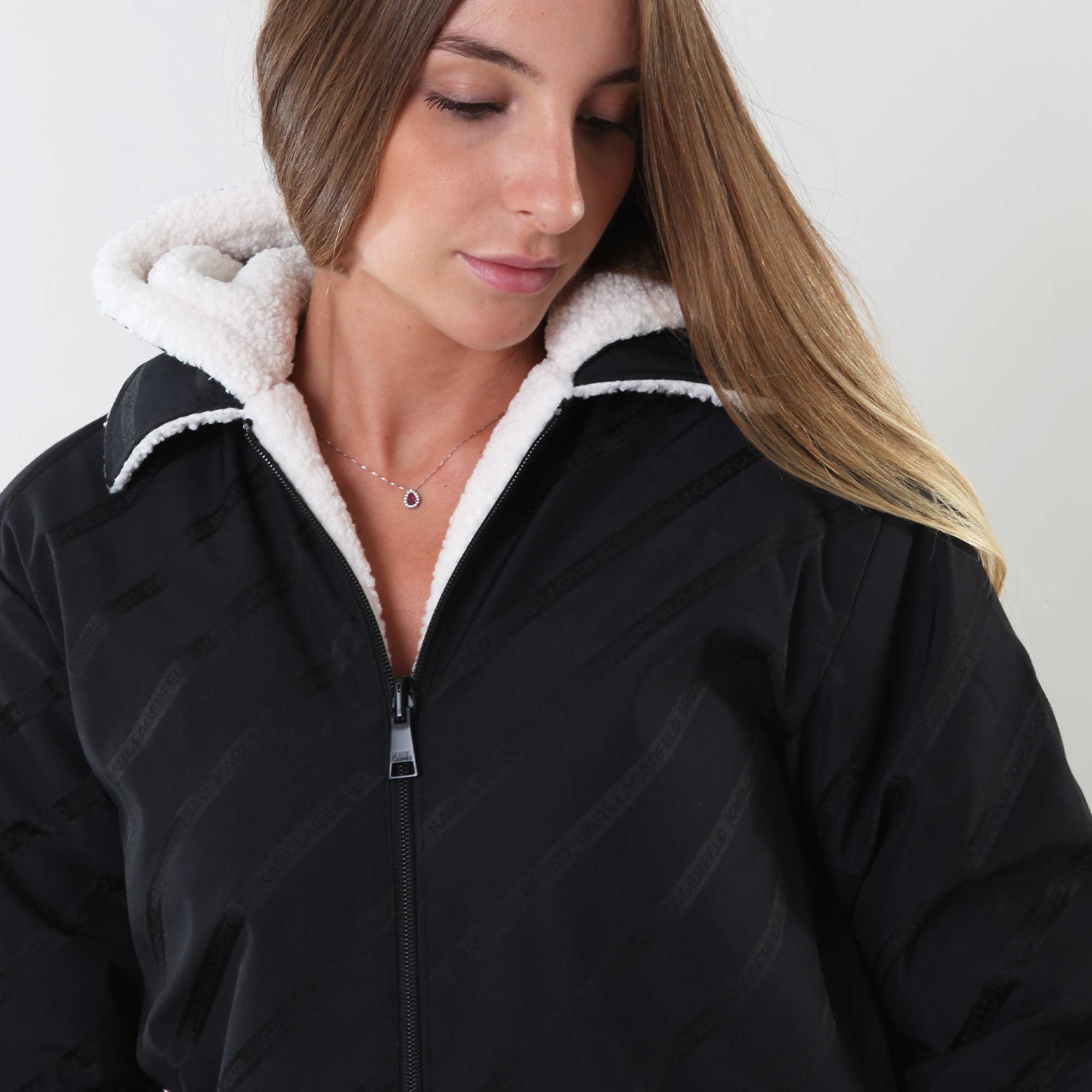 Parka ecopelliccia reversibile con cappuccio - annameglio.com abbigliamento moda