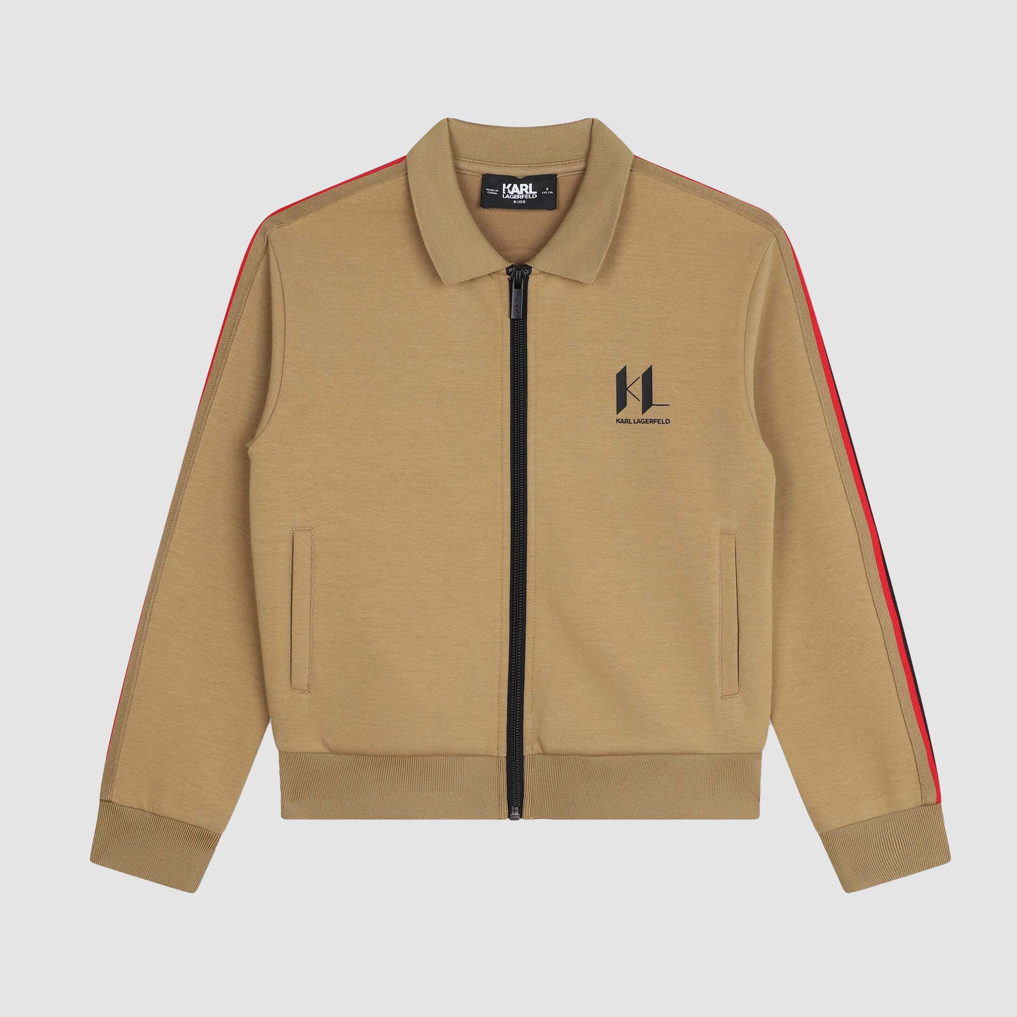 Felpa beige con colletto e zip - annameglio.com abbigliamento moda