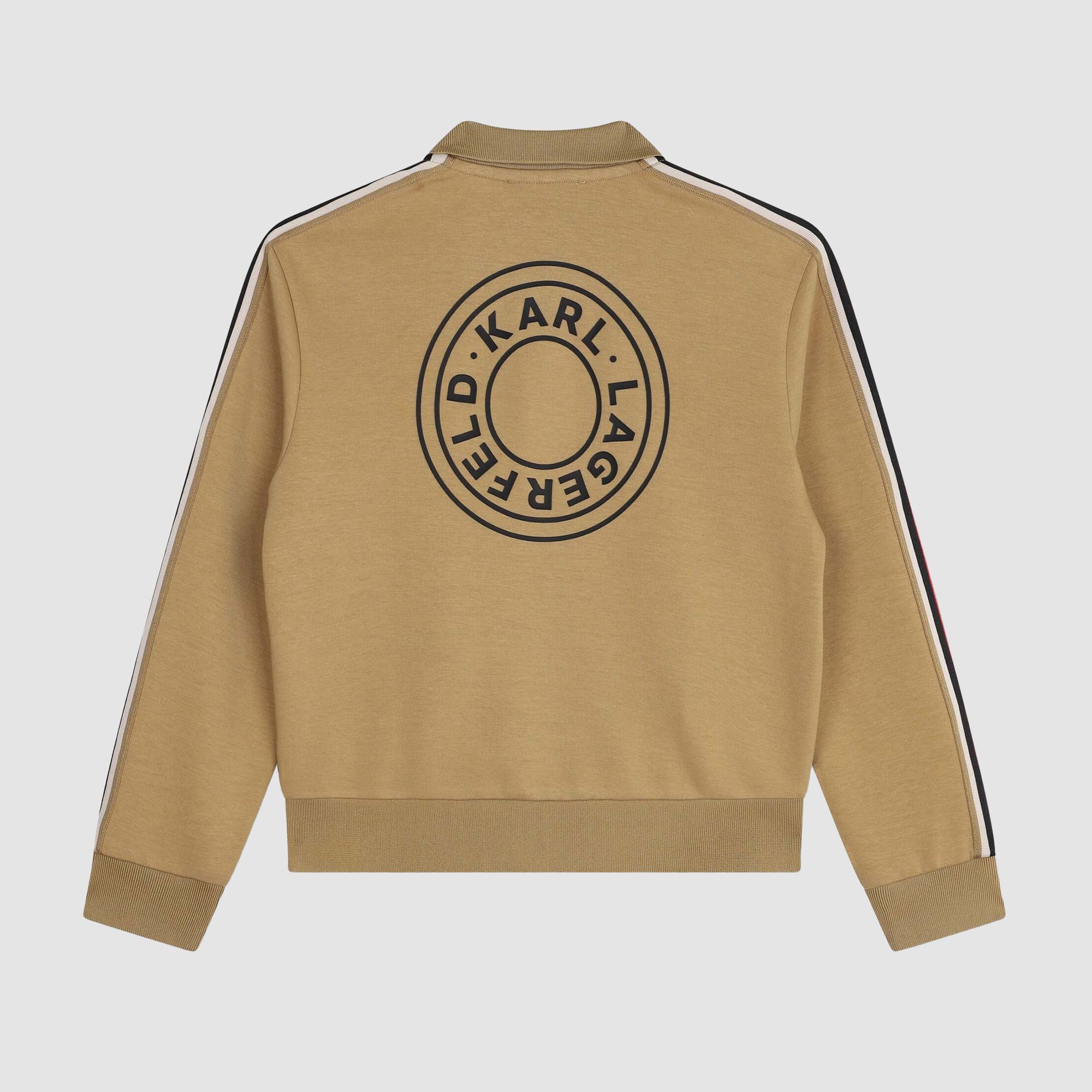 Felpa beige con colletto e zip - annameglio.com abbigliamento moda