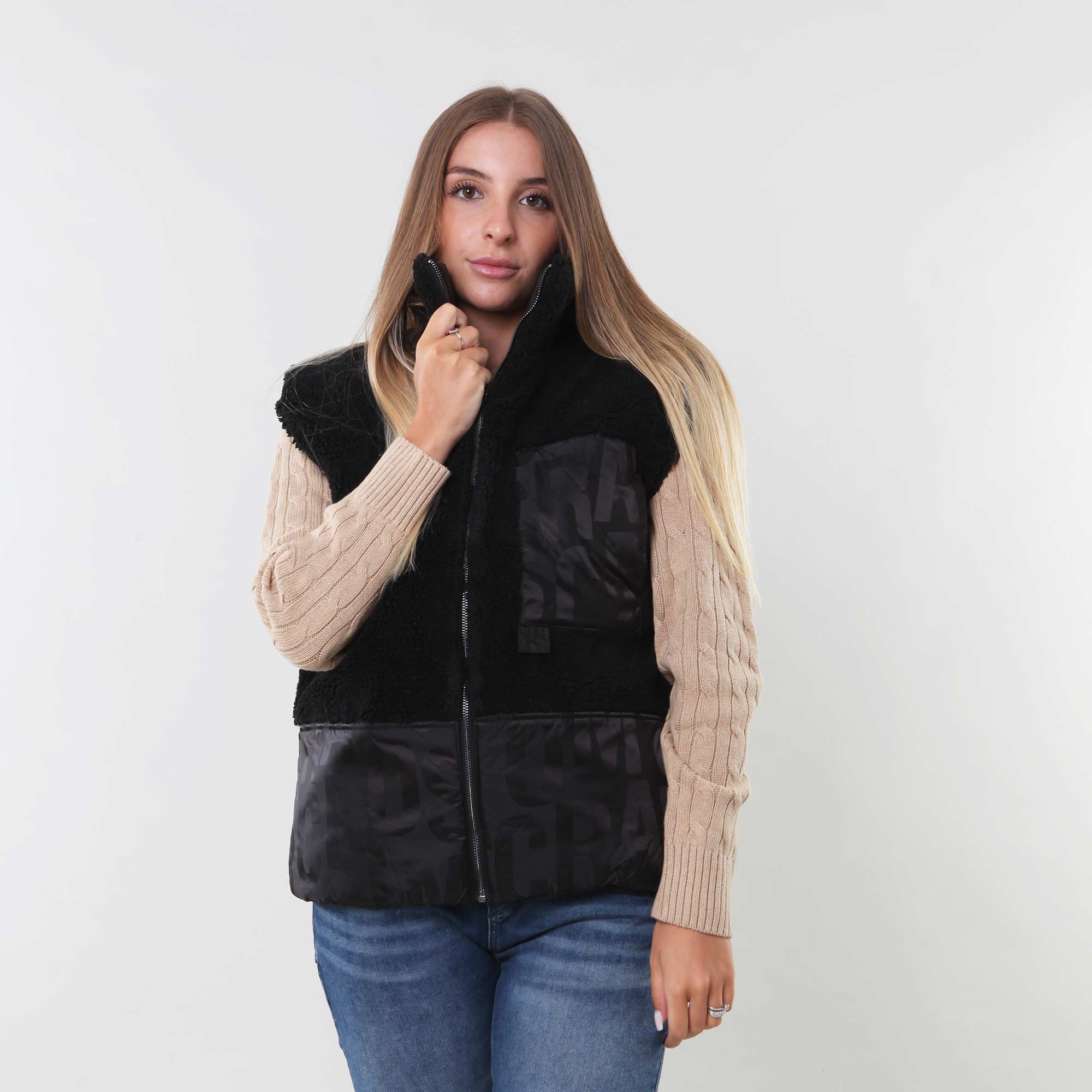 Gilet imbottito reversibile nero Unisex - annameglio.com abbigliamento moda
