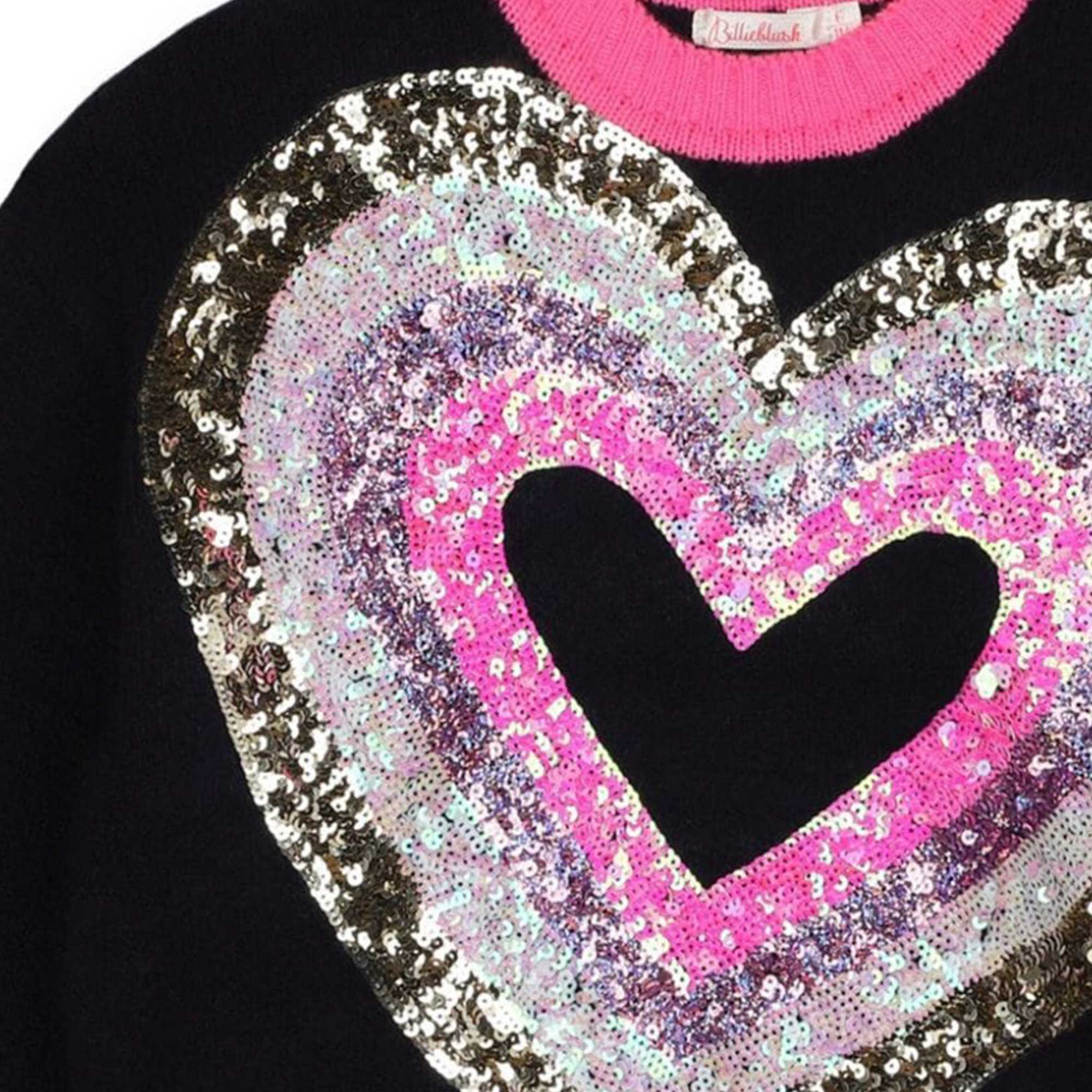 Maglione Blu Navy con Paillettes Billieblush - annameglio.com abbigliamento moda