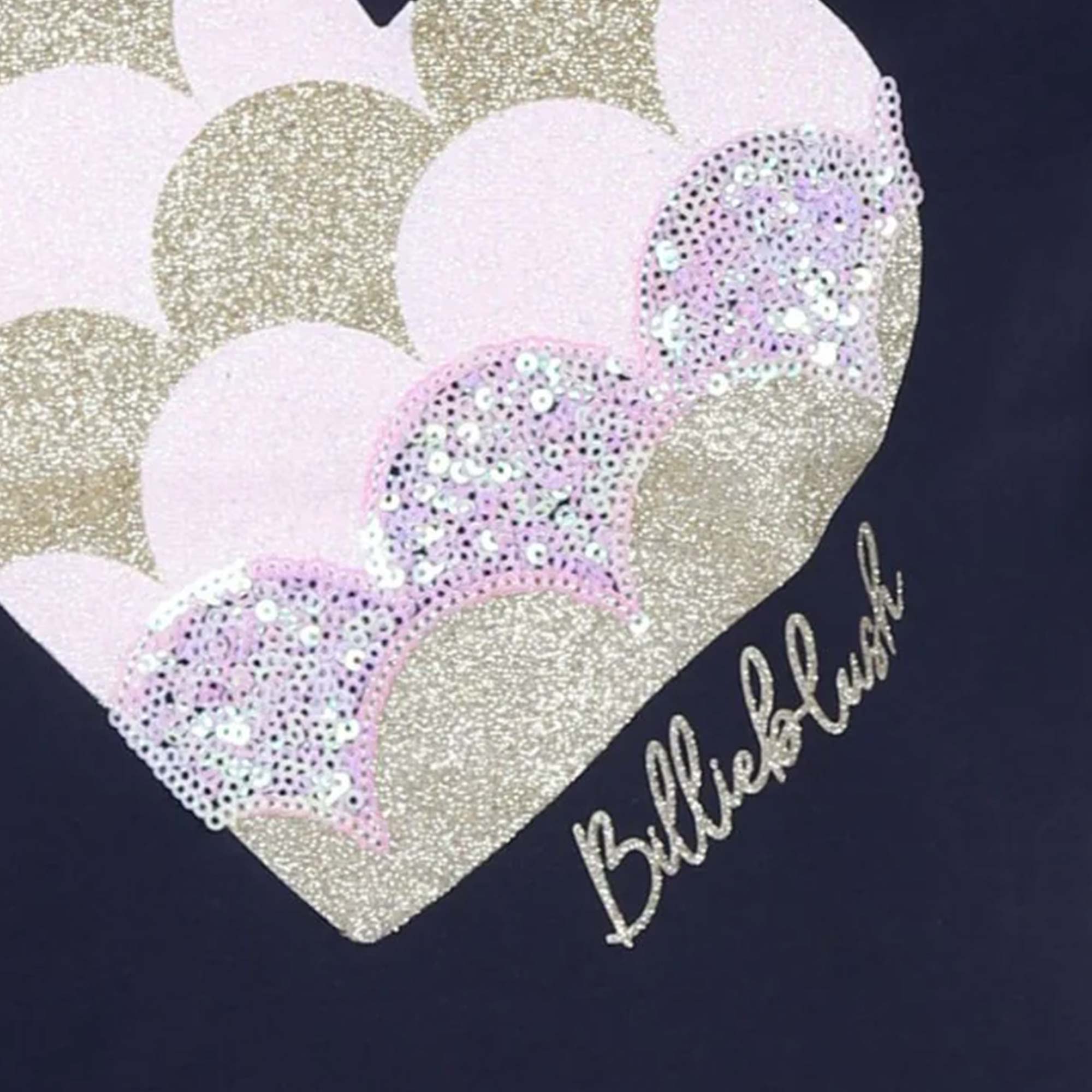 T-shirt Blu Con Paillettes BILLIEBLUSH - annameglio.com abbigliamento moda