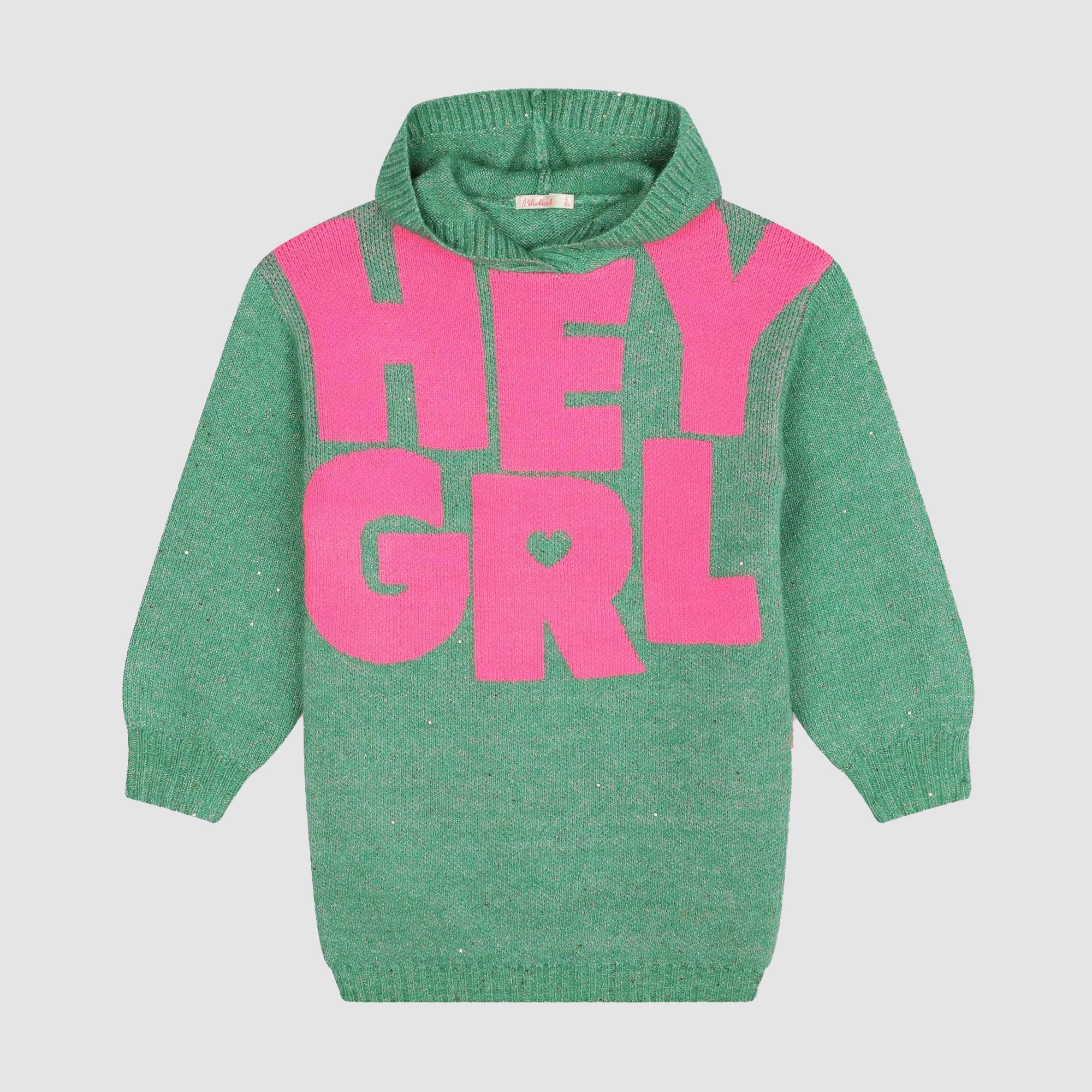 Abito Verde Fucsia E Cappuccio Billieblush - annameglio.com abbigliamento moda