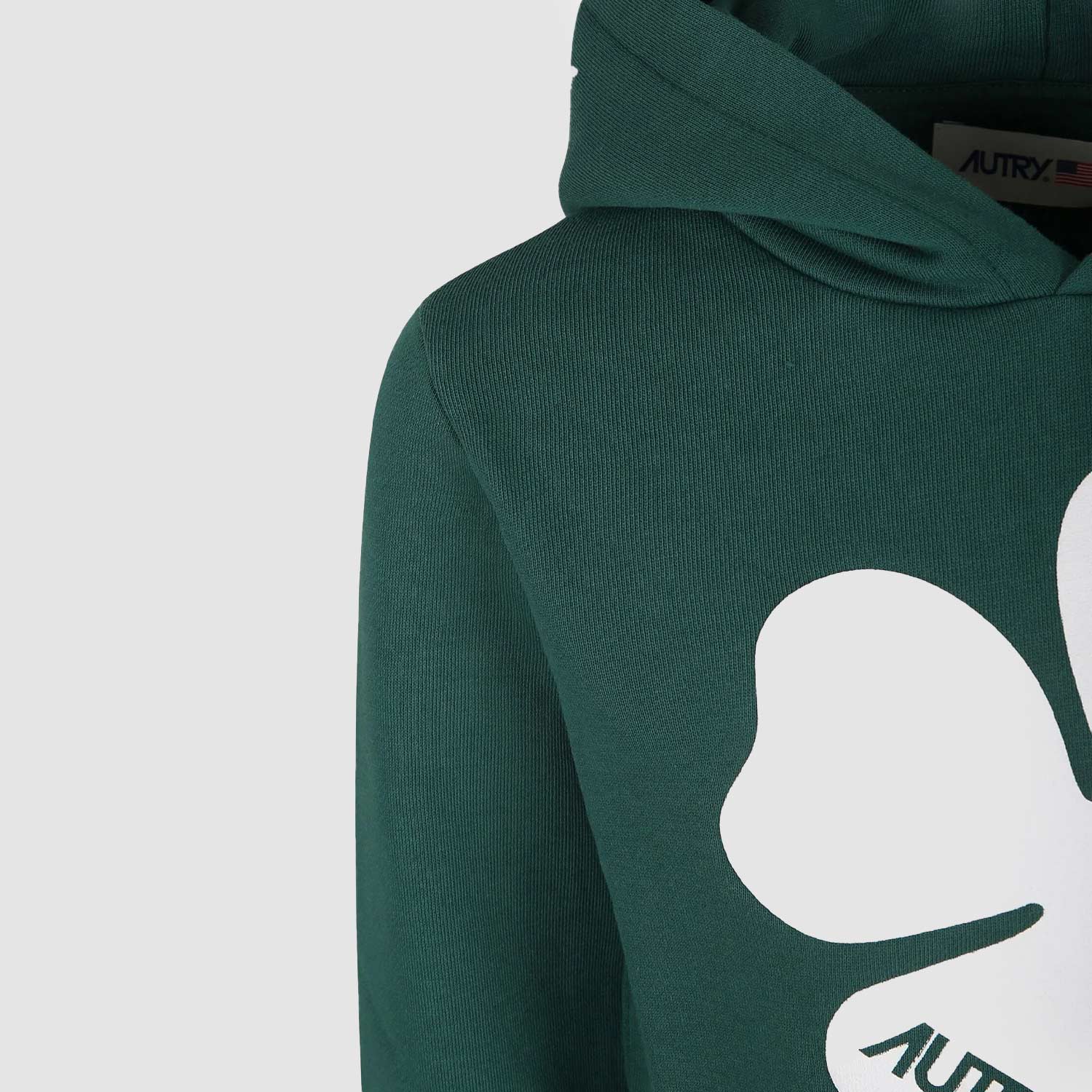 Felpa Verde con  stampa quadrifoglio unisex - annameglio.com abbigliamento moda