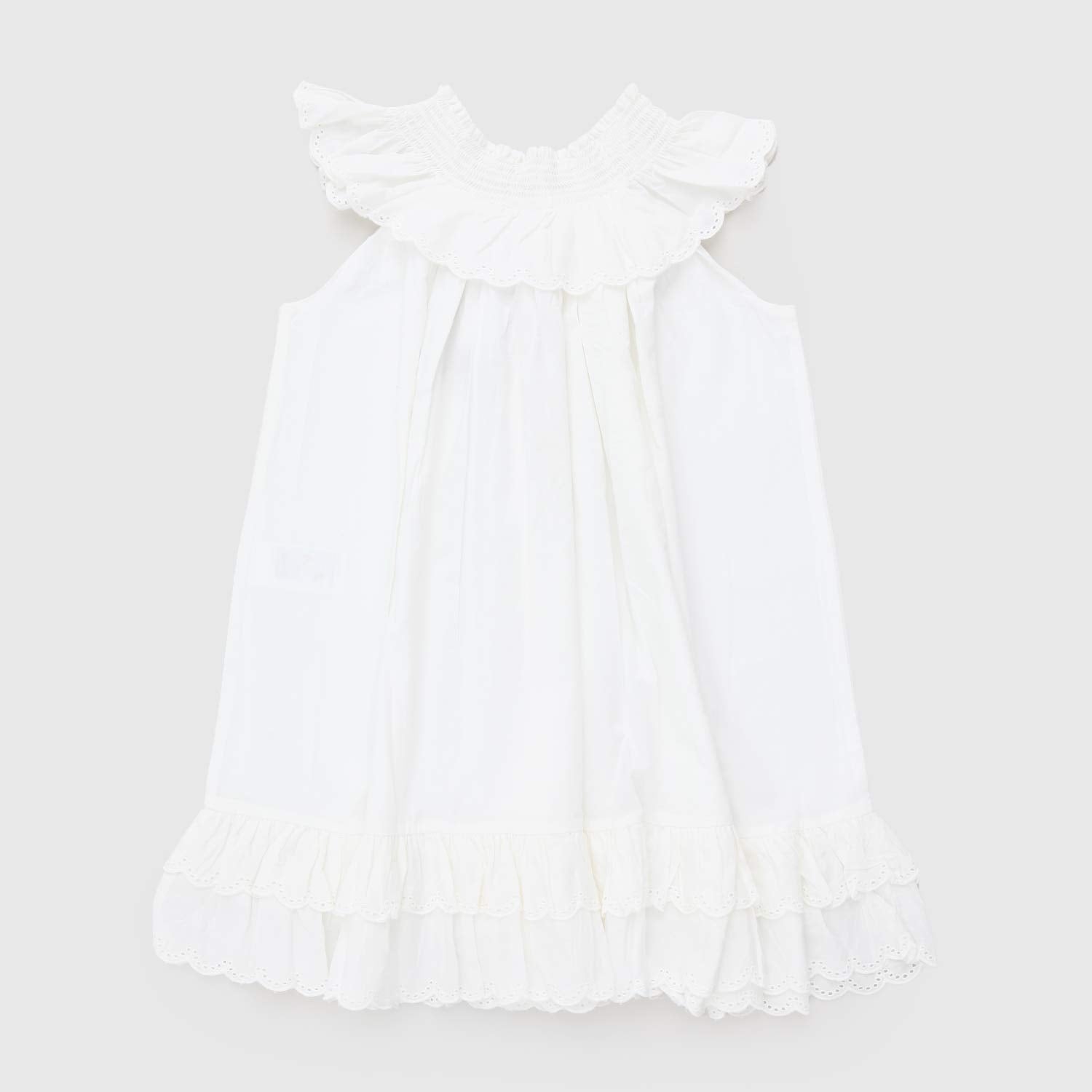 Abito bambina Druse Frill bianco - annameglio.com abbigliamento moda