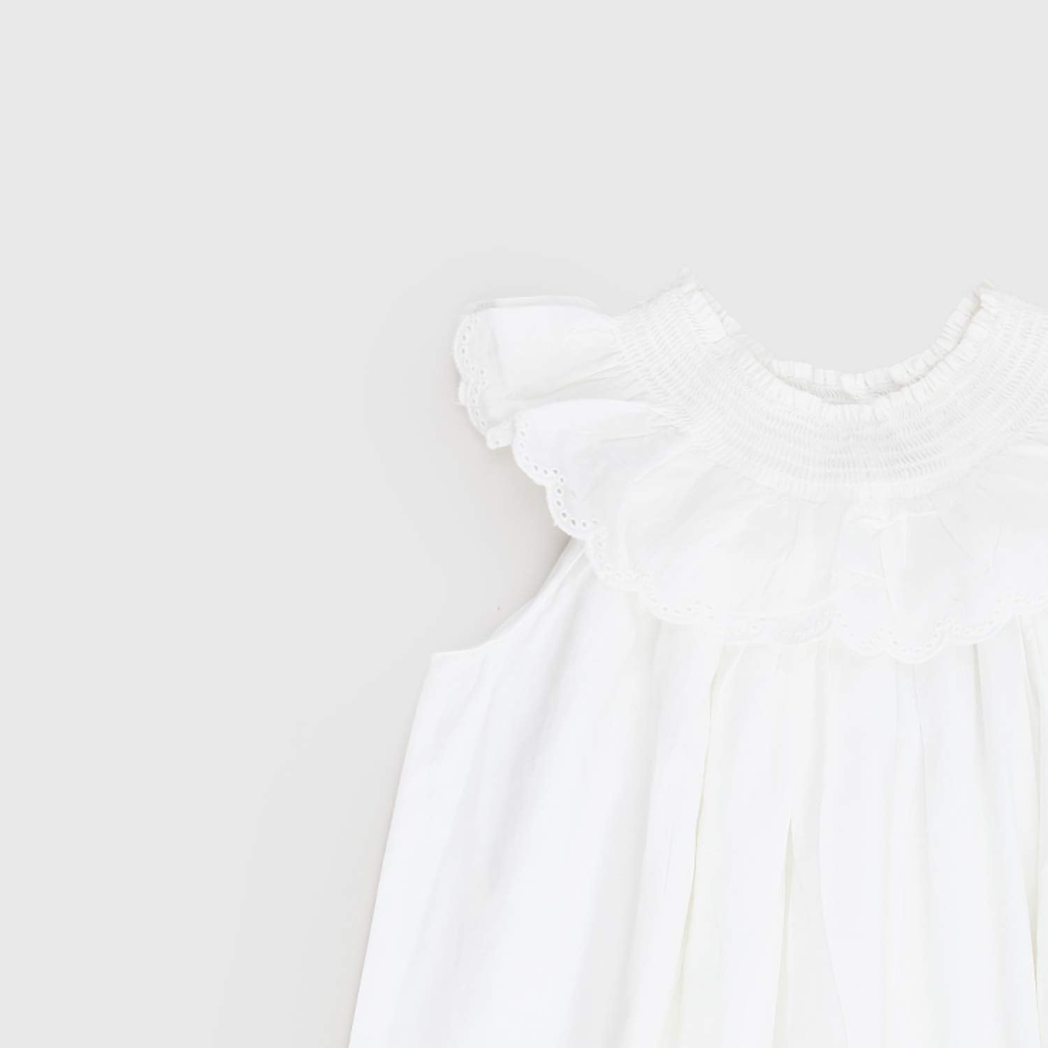 Abito bambina Druse Frill bianco - annameglio.com abbigliamento moda