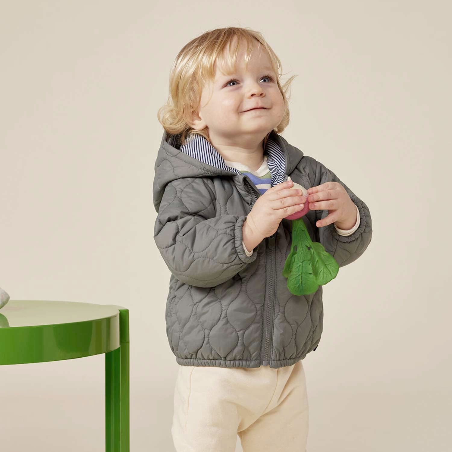 Piumino trapuntato verde con cappuccio - annameglio.com abbigliamento moda