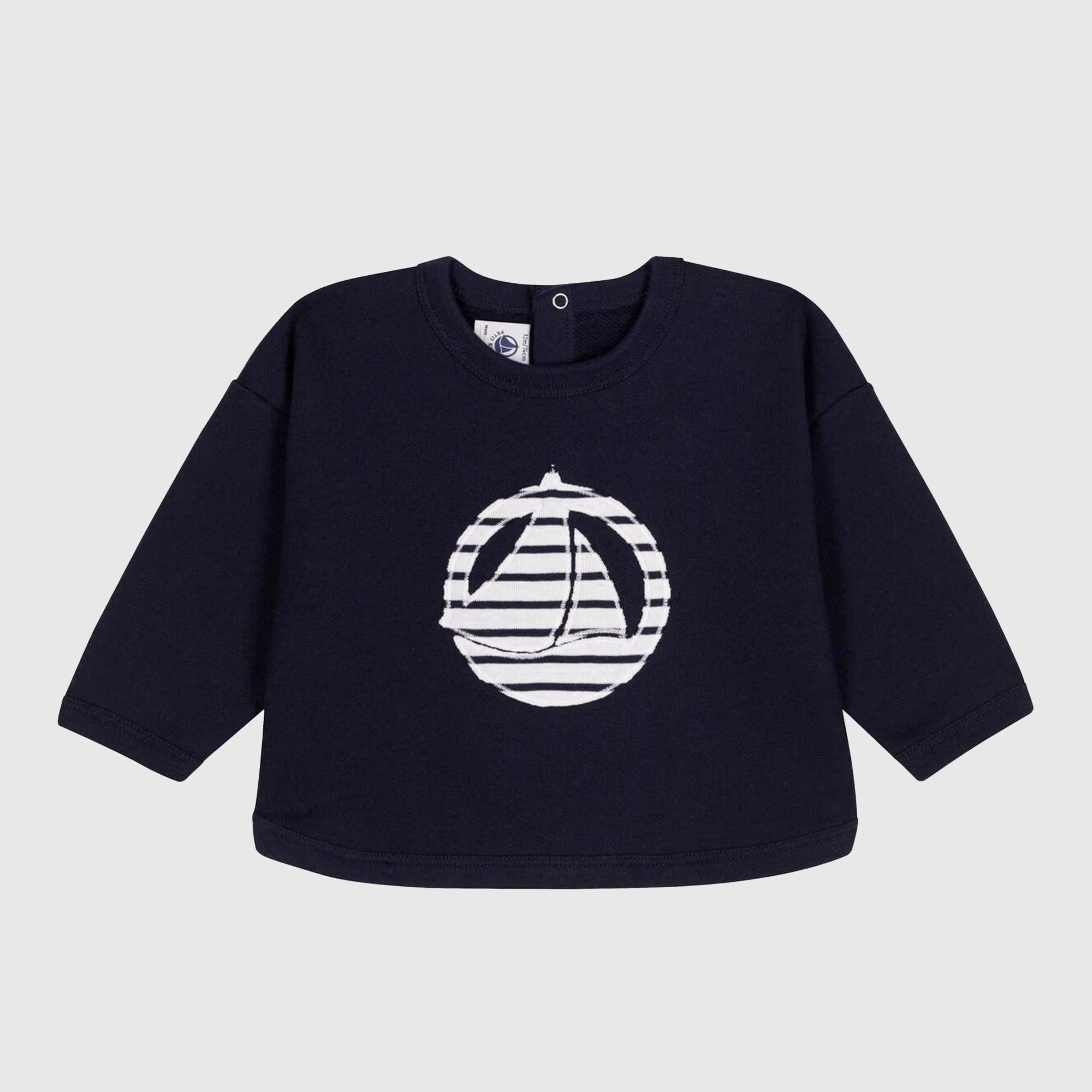 Felpa Blu Firmata PETIT BATEAU - annameglio.com abbigliamento moda