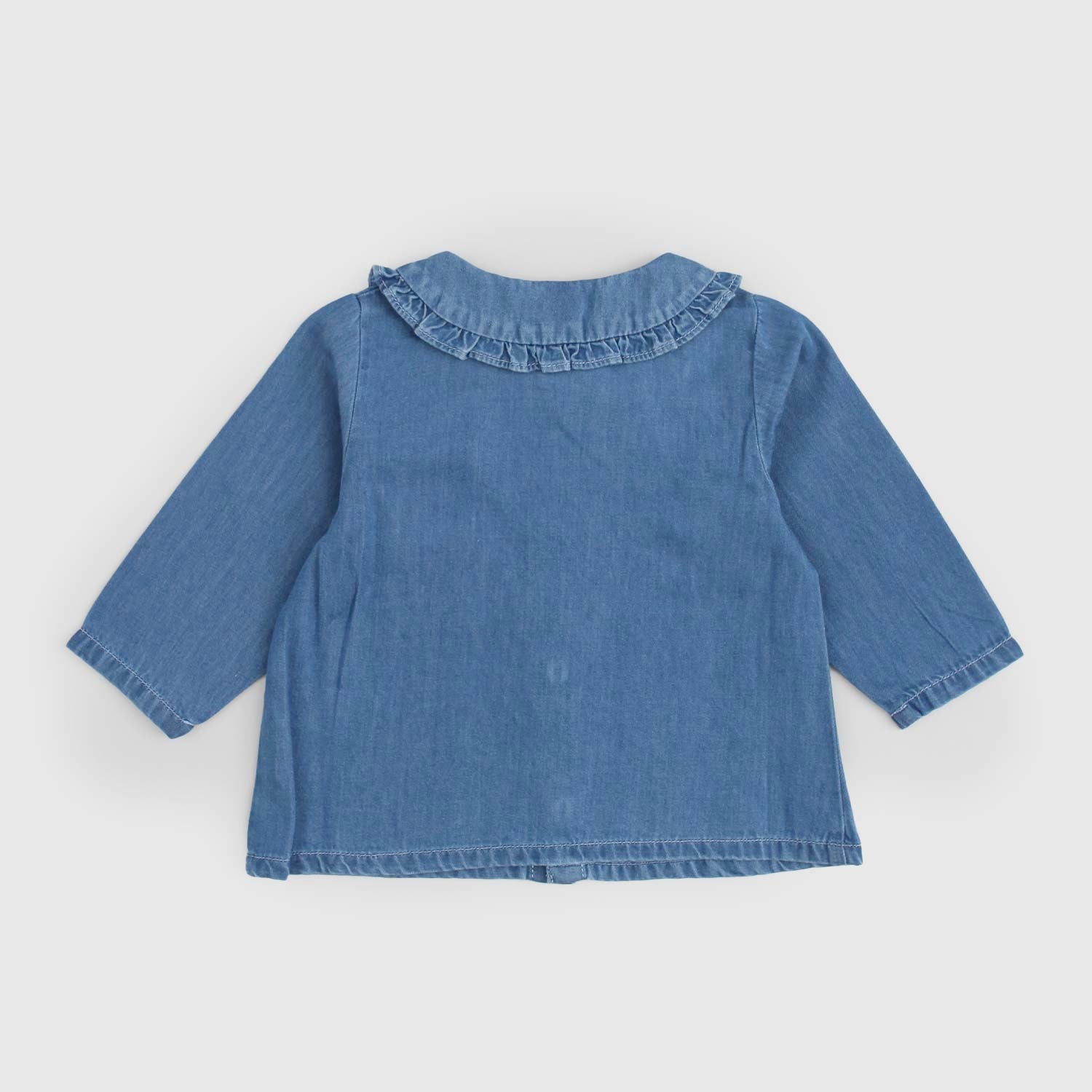 Camicia blusa in denim neonato - annameglio.com abbigliamento moda
