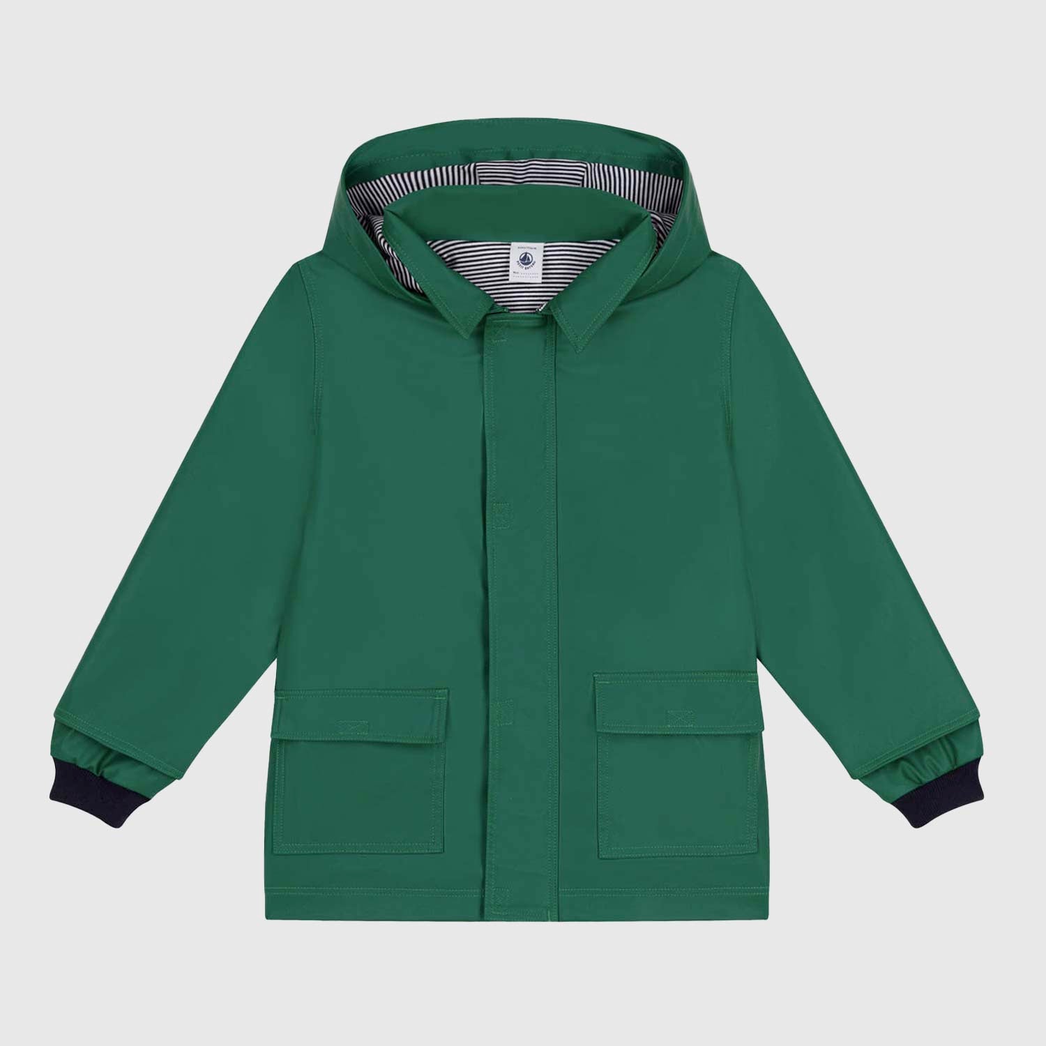 Trench Unisex Verde Con Cappuccio - annameglio.com abbigliamento moda