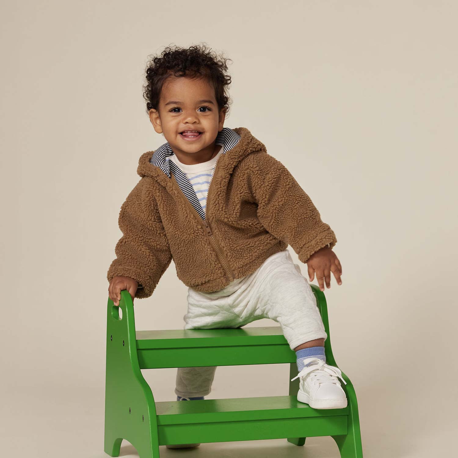 Giacca neonato in Sherpa con Cappuccio - annameglio.com abbigliamento moda