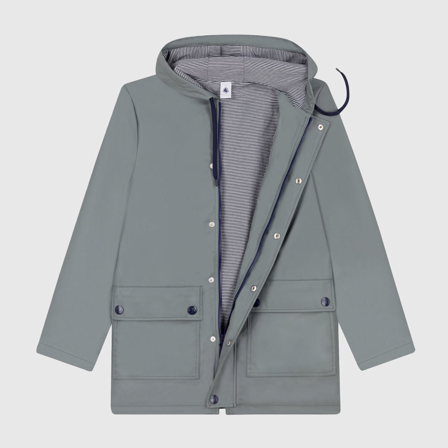 Trench unisex Grigio con cappuccio - annameglio.com abbigliamento moda