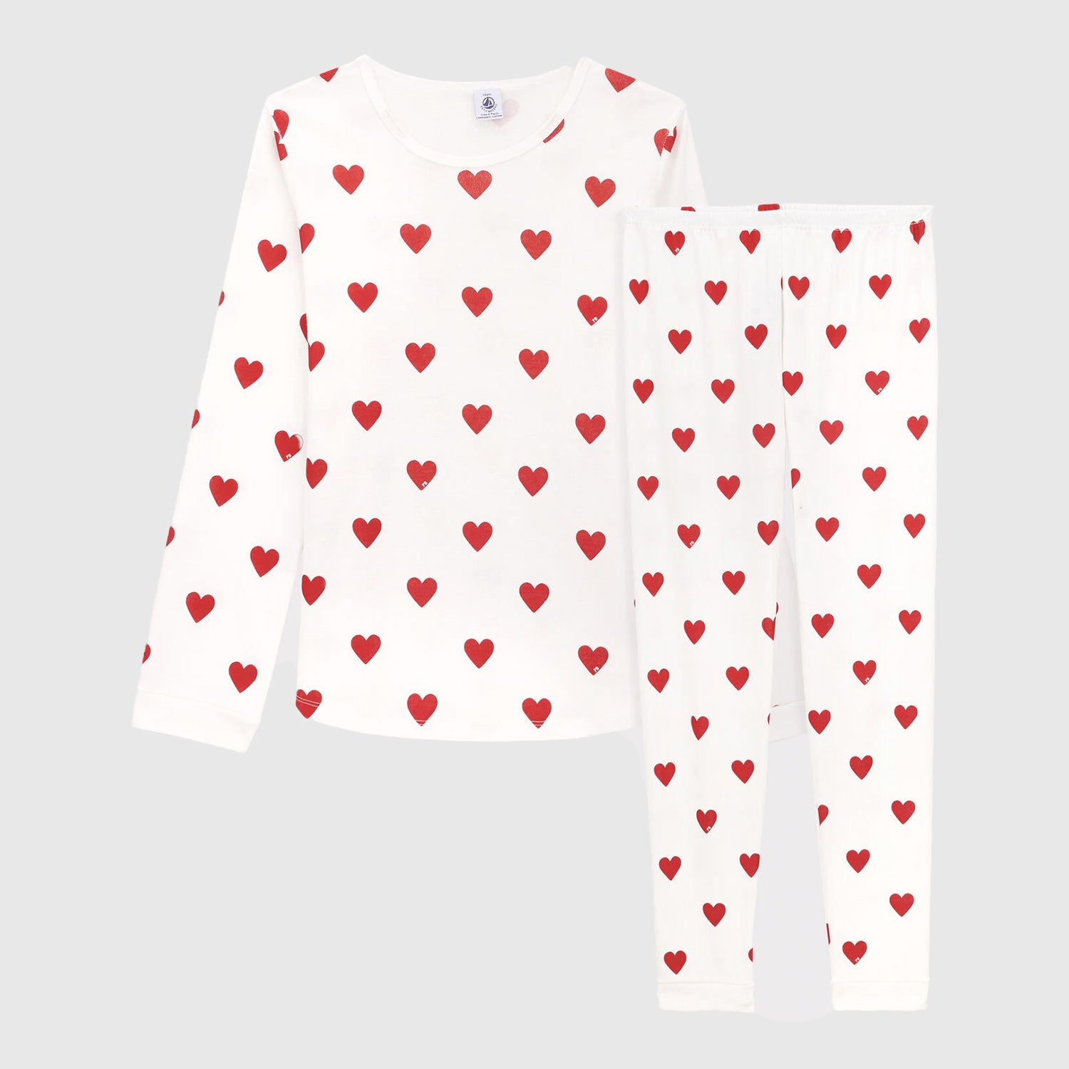 Pigiama cuore in cotone - annameglio.com abbigliamento moda