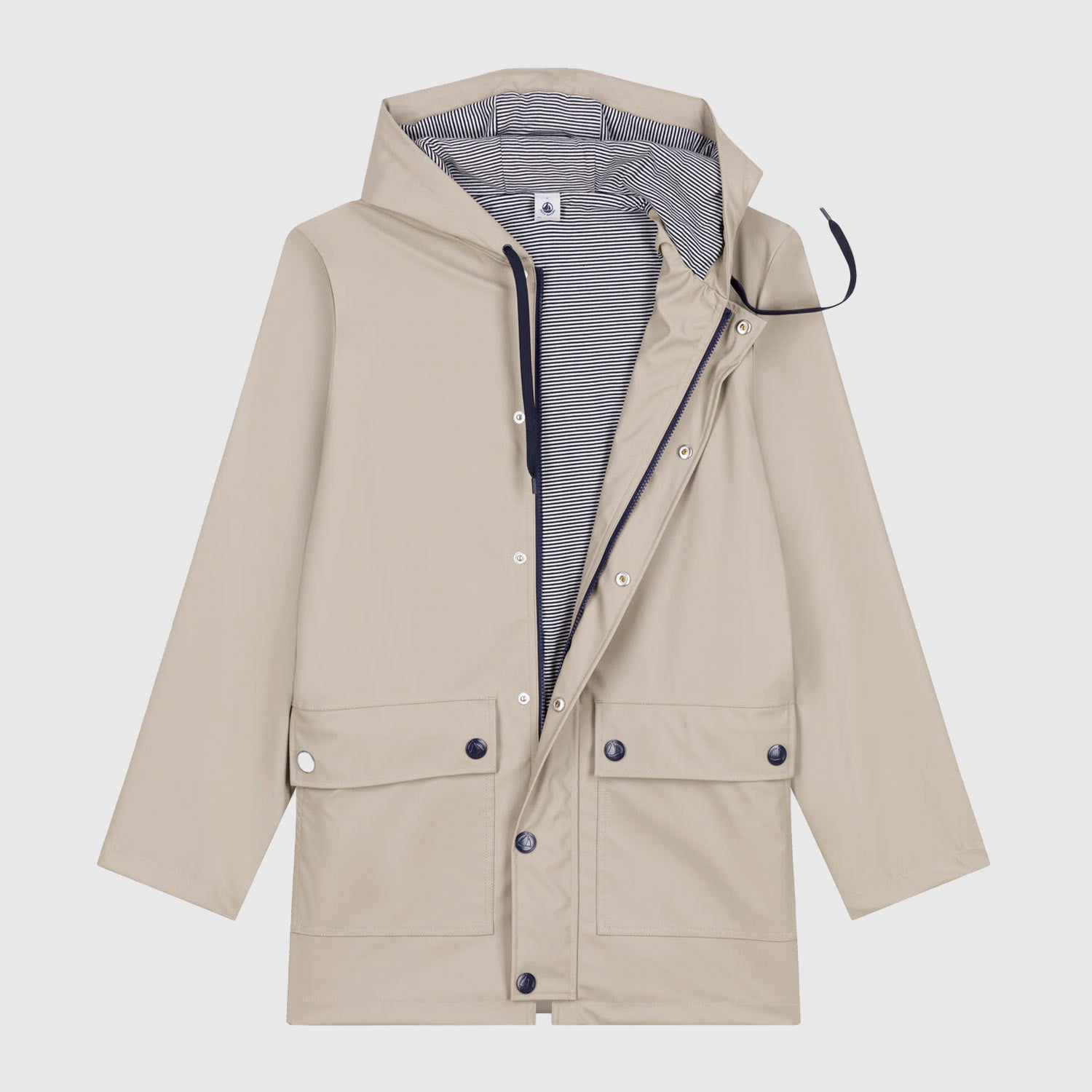 Trench unisex beige con cappuccio - annameglio.com abbigliamento moda