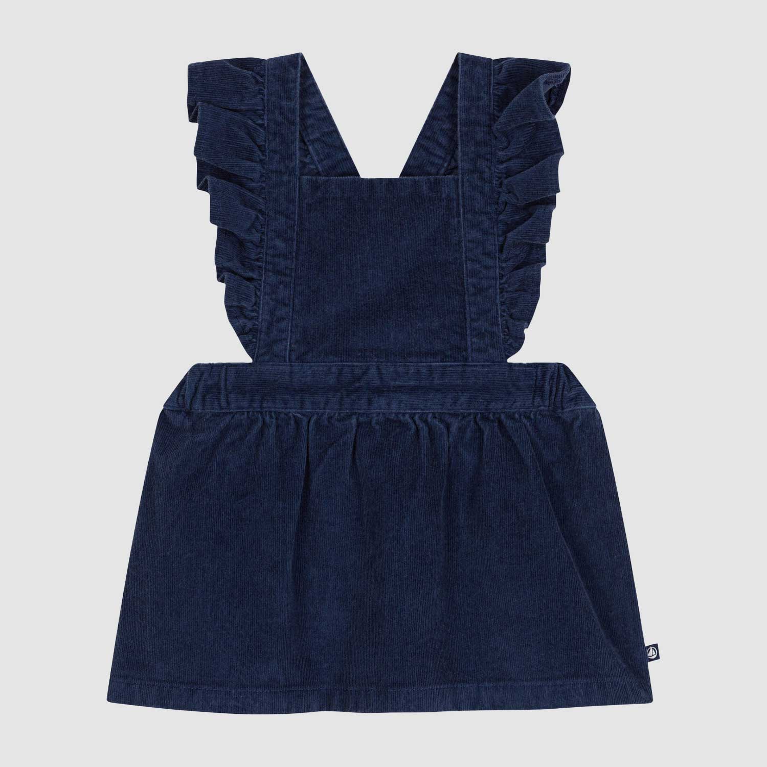 Abito smanicato neonata in velluto blu - annameglio.com abbigliamento moda