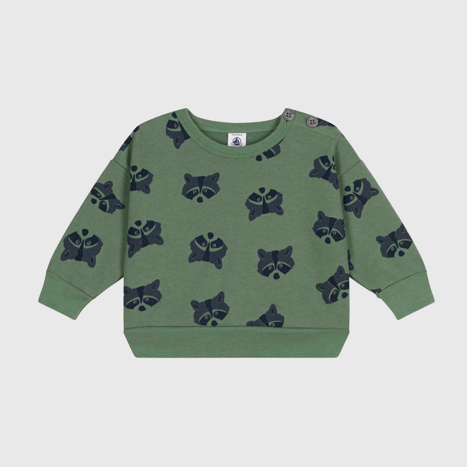 Maglia neonato in tessuto felpato verde - annameglio.com abbigliamento moda