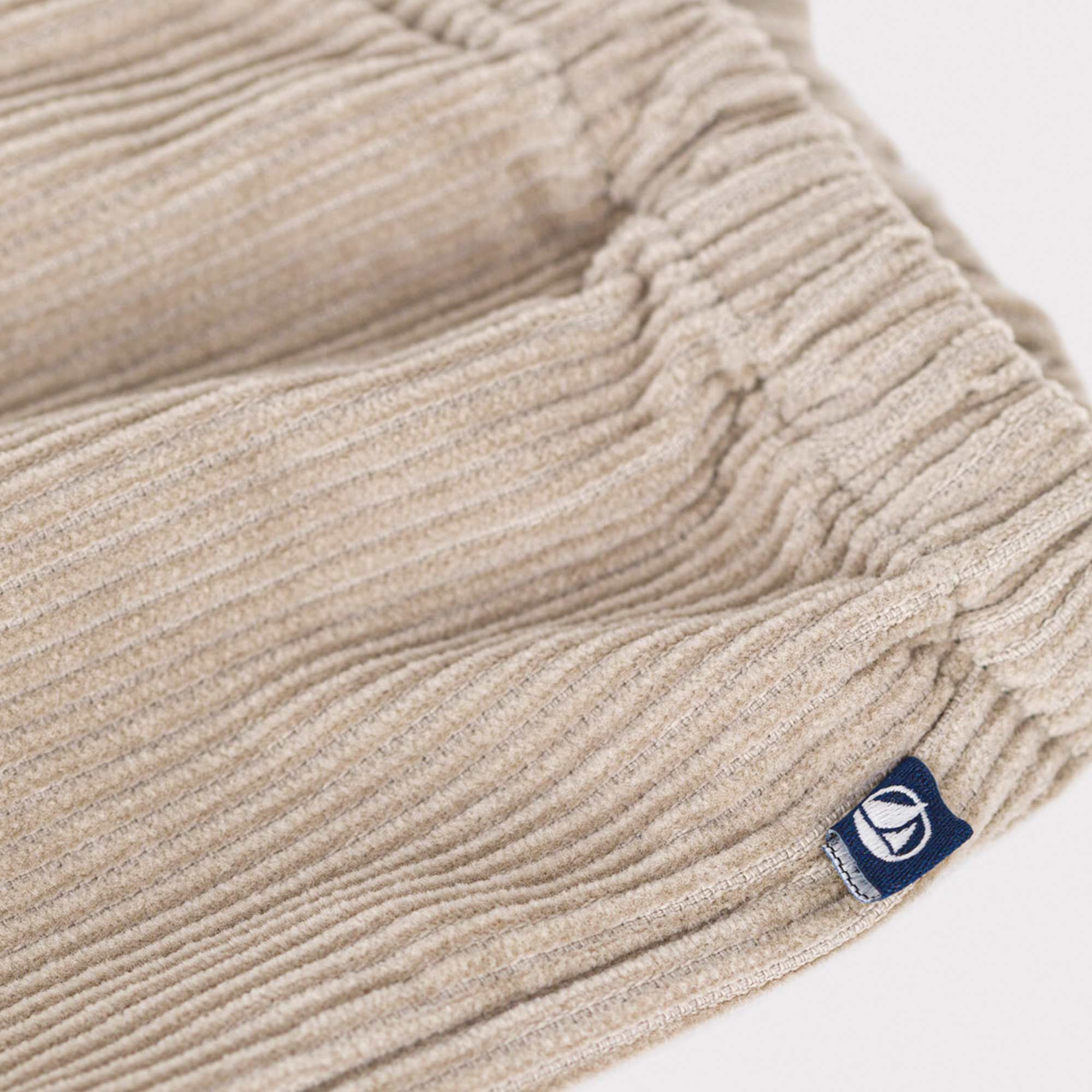 Pantalone beige in velluto a coste - annameglio.com abbigliamento moda