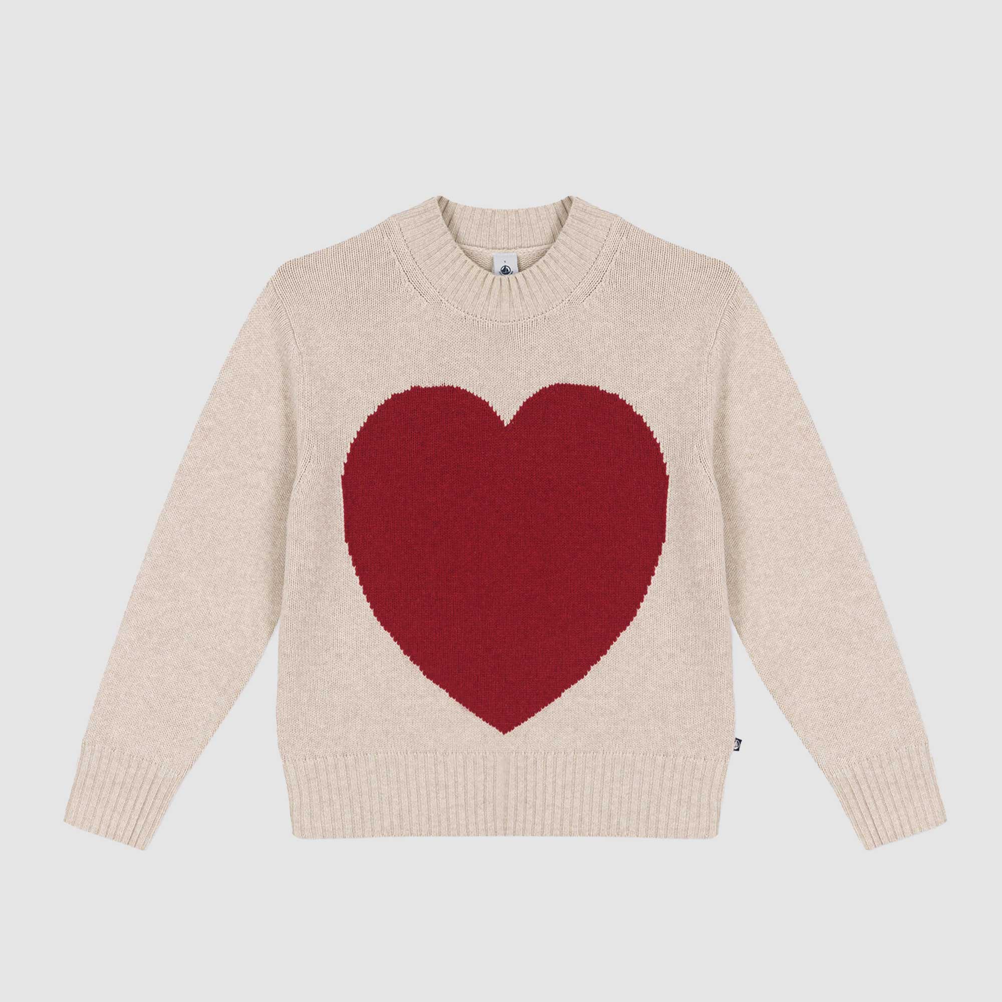 Maglione beige e rosso PETIT BATEAU - annameglio.com abbigliamento moda