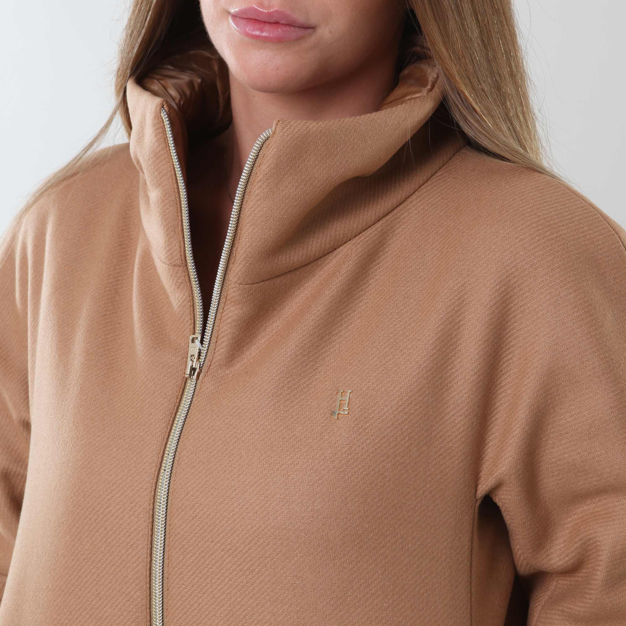 Cappotto Di Lana E Nylon cammello - annameglio.com abbigliamento moda