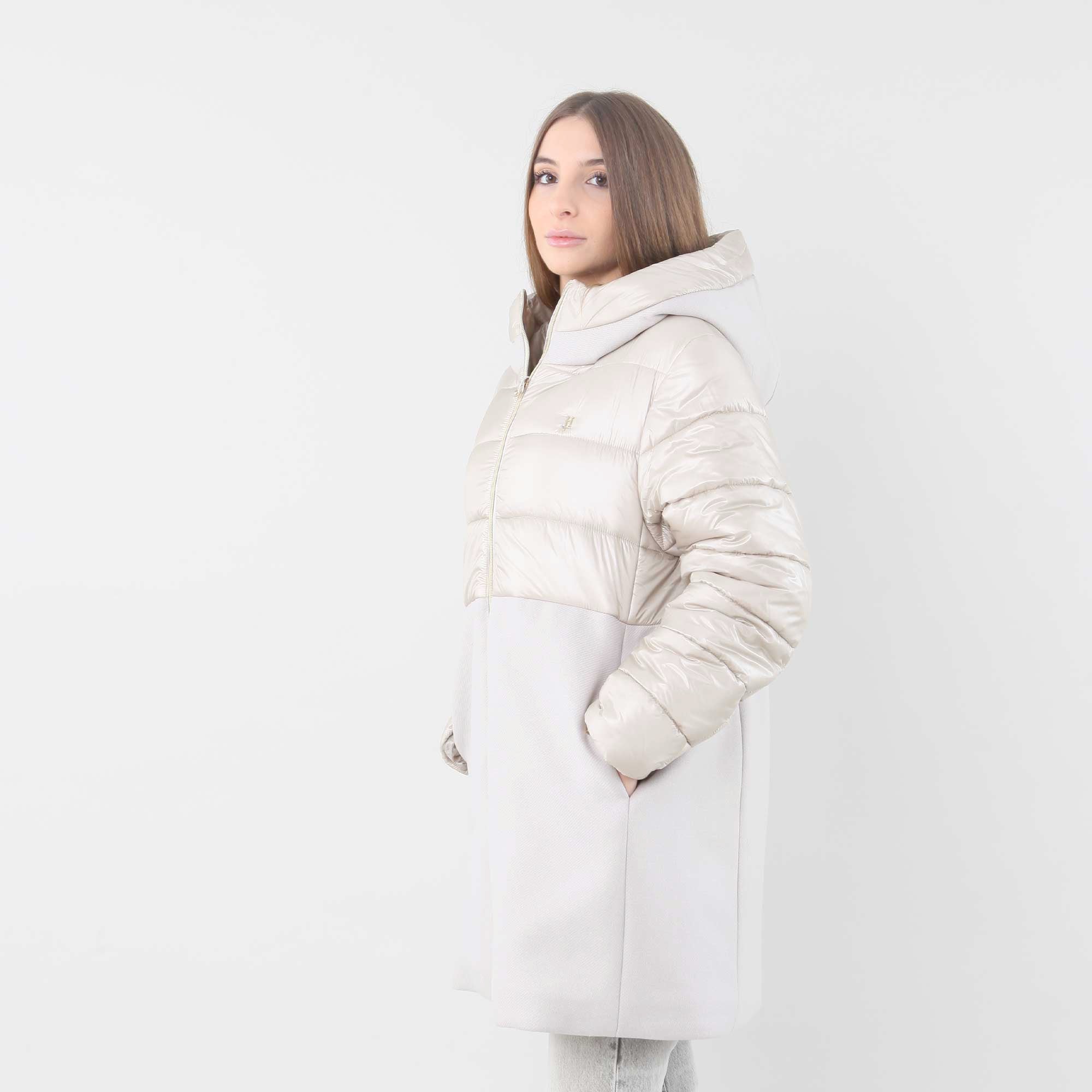 Parka In Ecowool E Nylon Firmato HERNO - annameglio.com abbigliamento moda