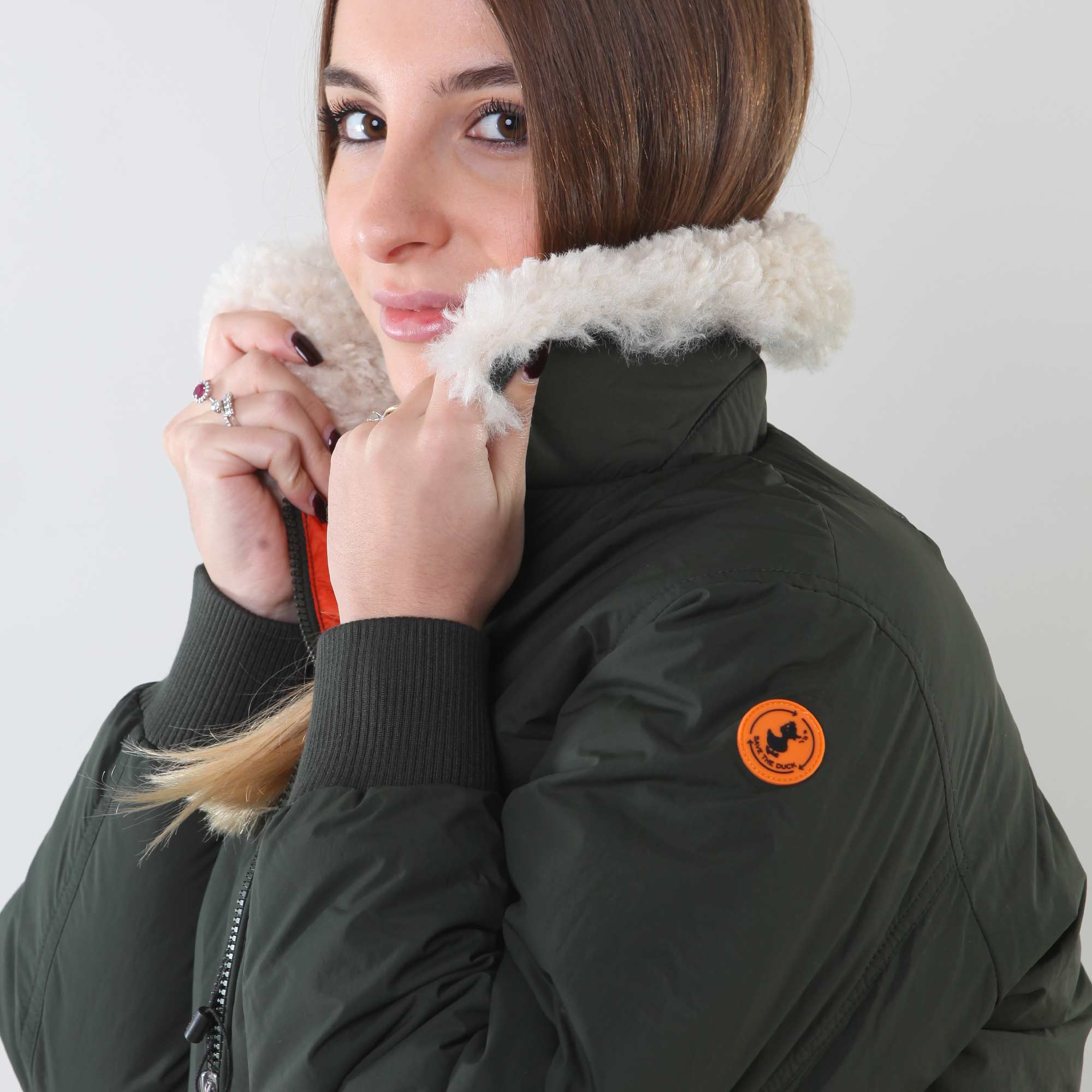 Giubbino Verde Firmato SAVE THE DUCK - annameglio.com abbigliamento moda