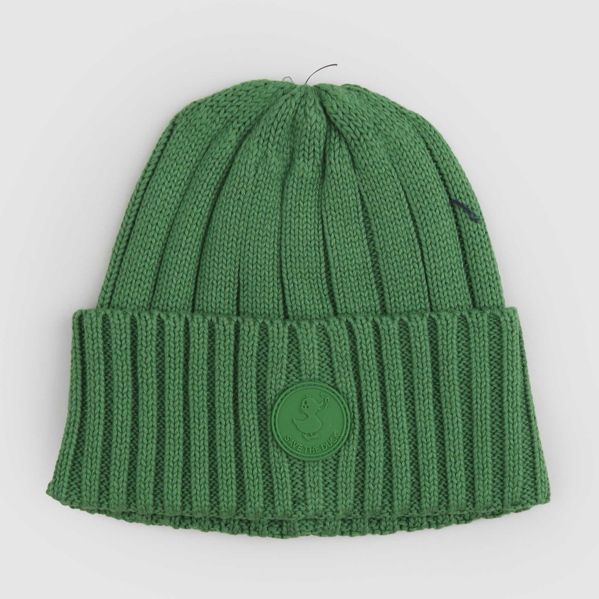 Berretto Doyle Verde Firmato Save The Duck - annameglio.com abbigliamento moda