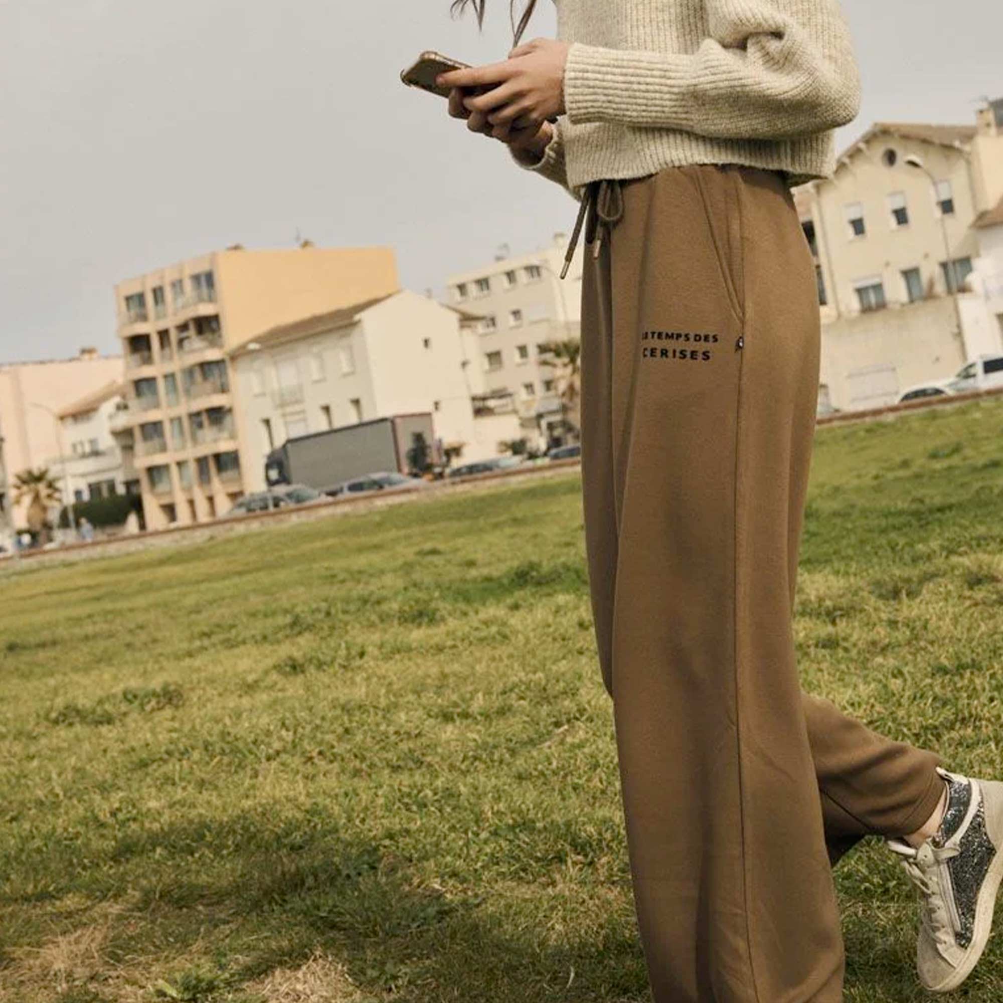 Pantalone marrone LE TEMPS DE CERISES - annameglio.com abbigliamento moda