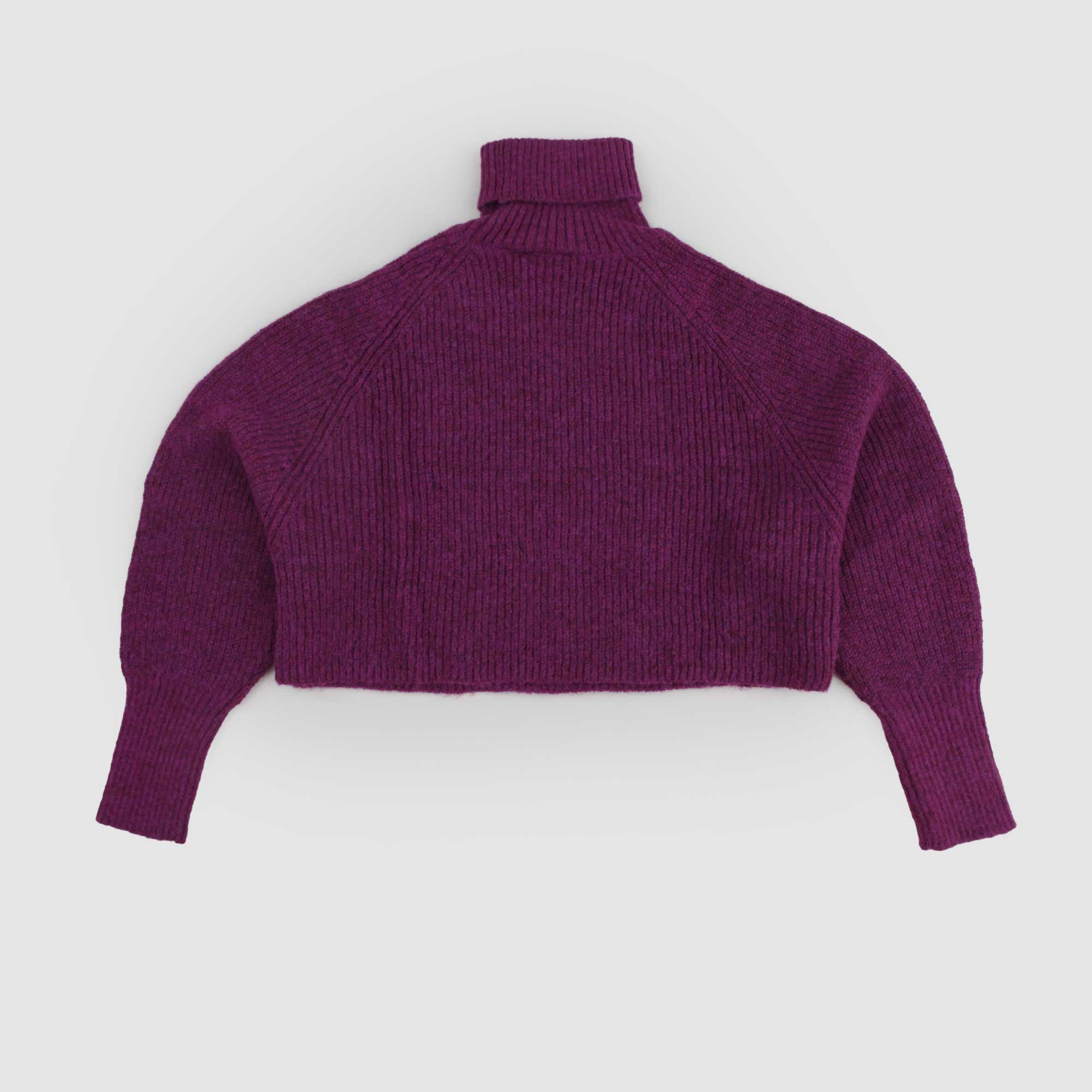 Maglia fucsia dolcevita corta - annameglio.com abbigliamento moda