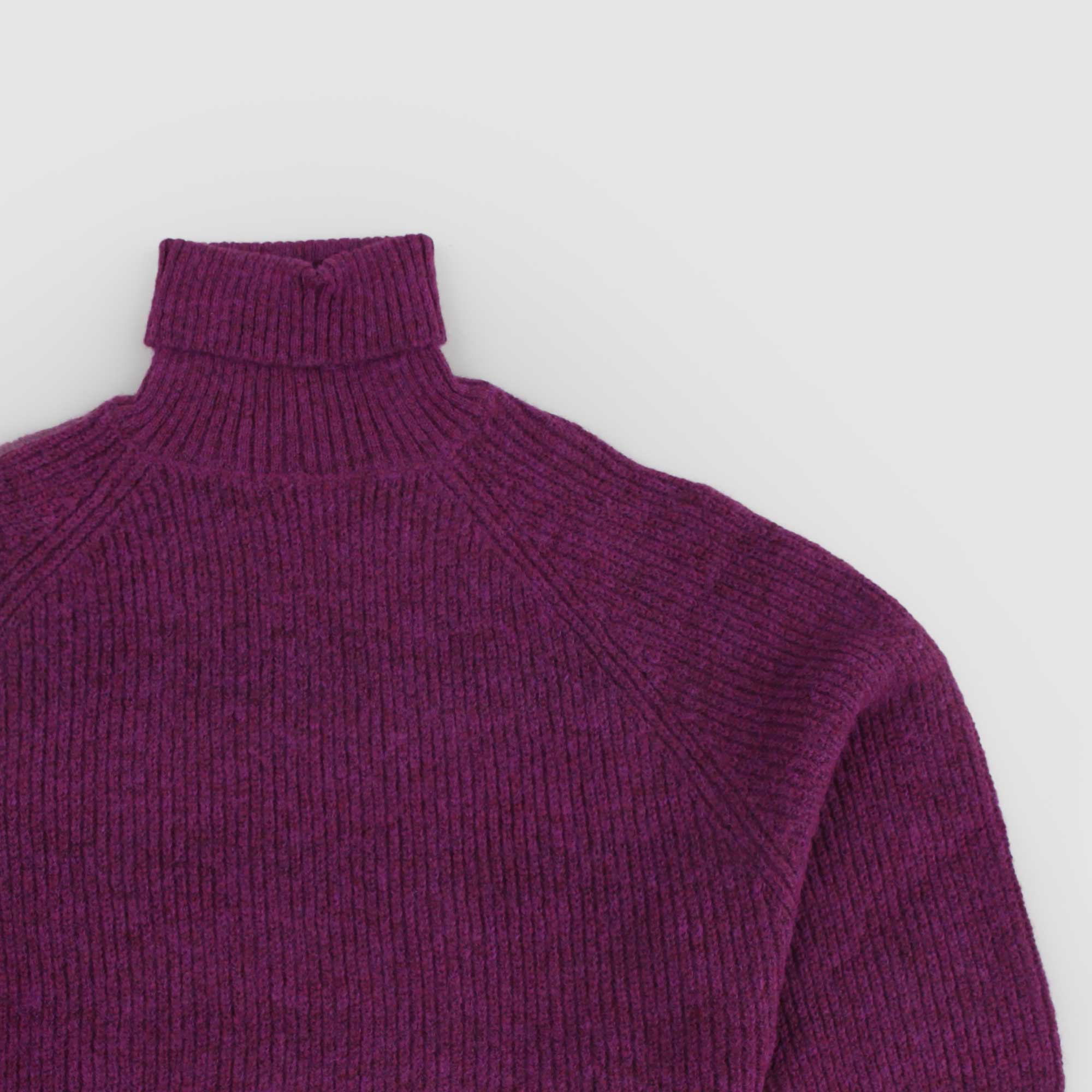 Maglia fucsia dolcevita corta - annameglio.com abbigliamento moda