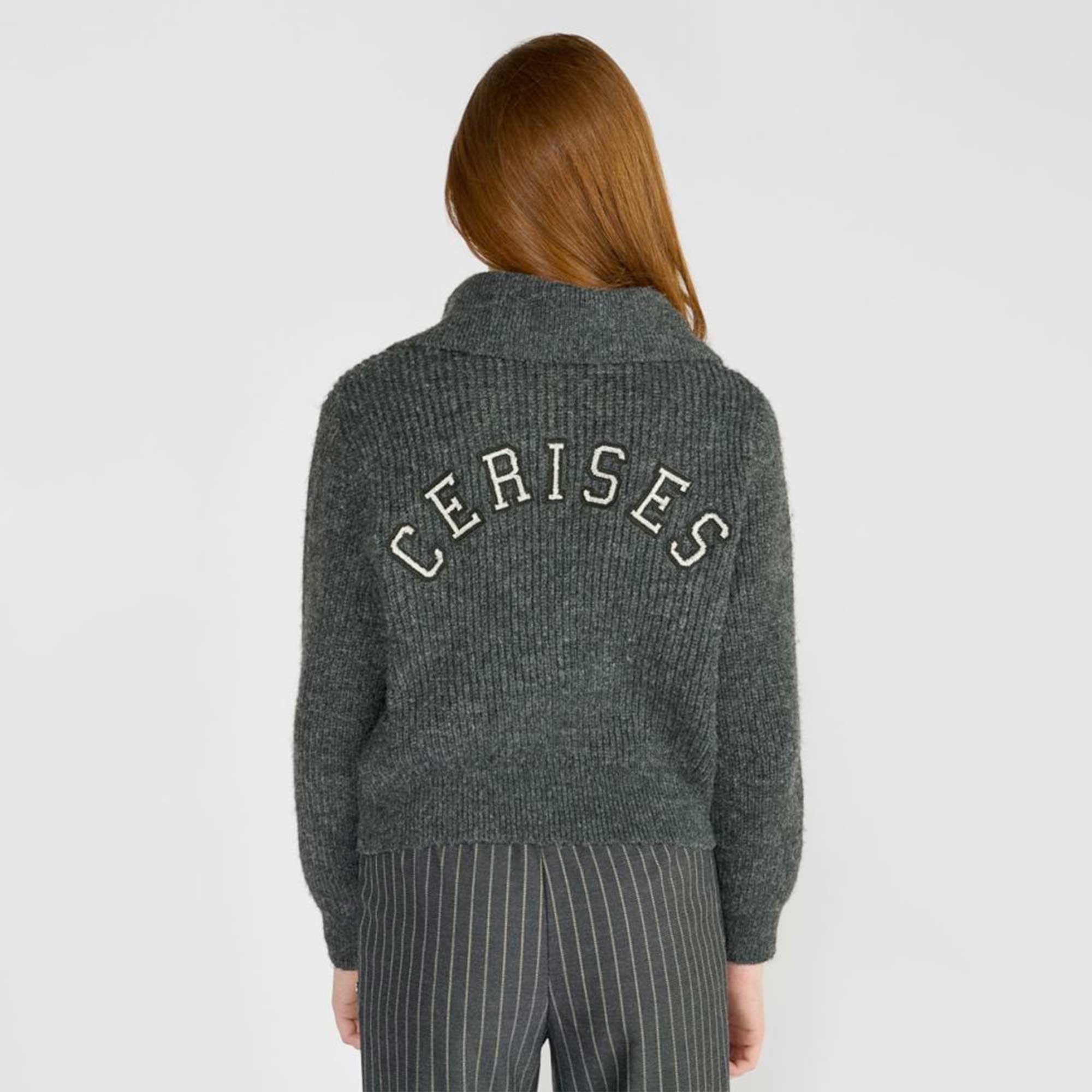 Cardigan antracite LE TEMPS DE CERISES - annameglio.com abbigliamento moda