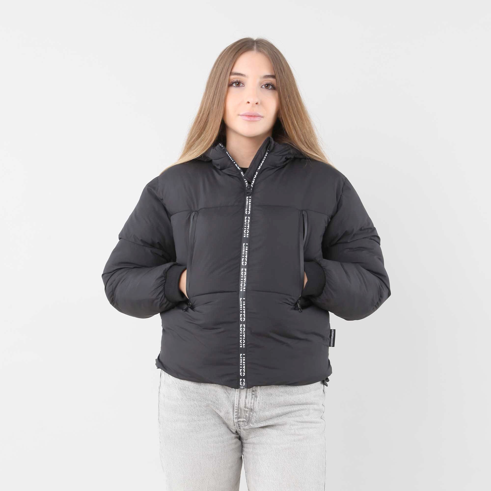 Piumino Nero Alberbo Le Temps des Cerises - annameglio.com abbigliamento moda