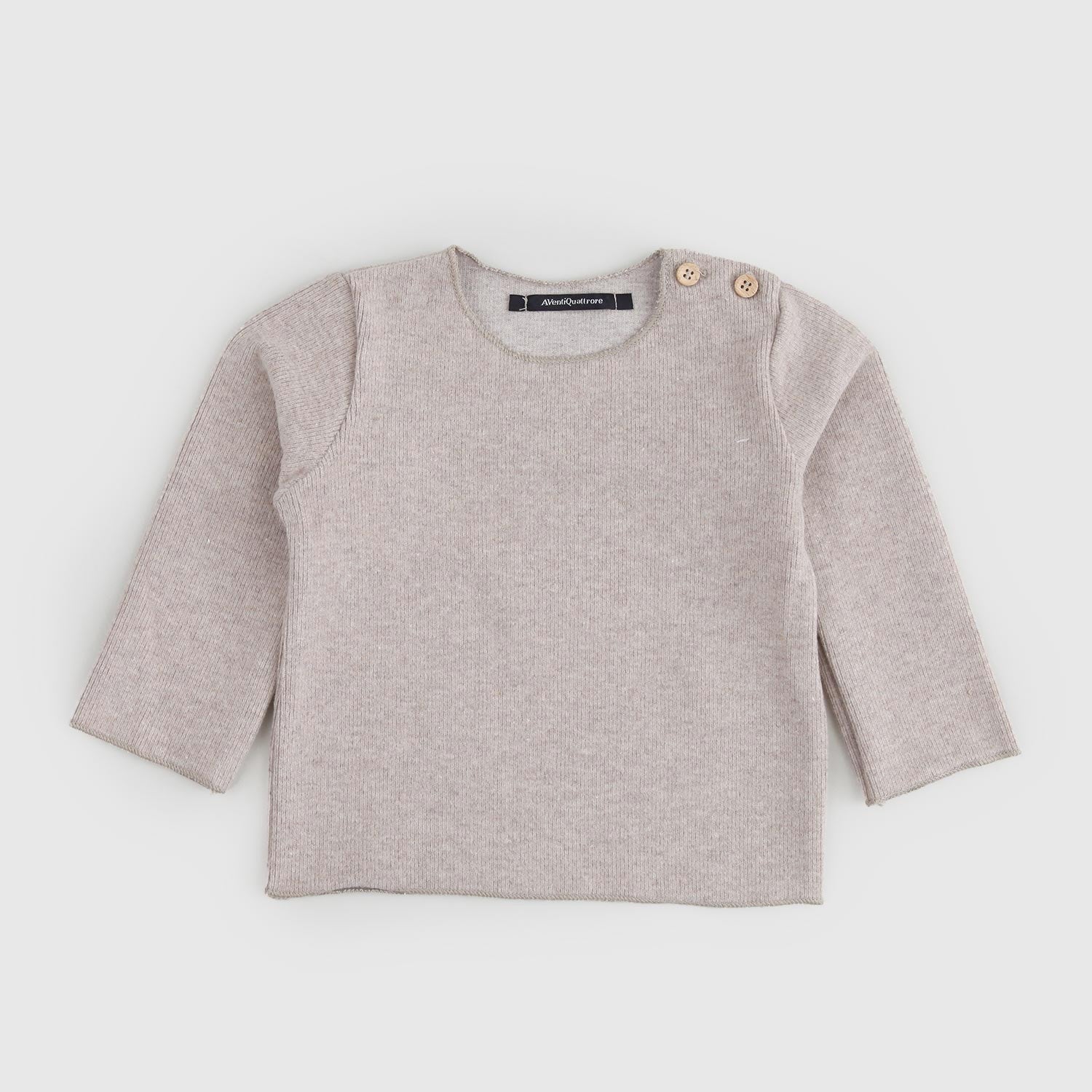 Maglia girocollo Neonato unisex beige - annameglio.com abbigliamento moda