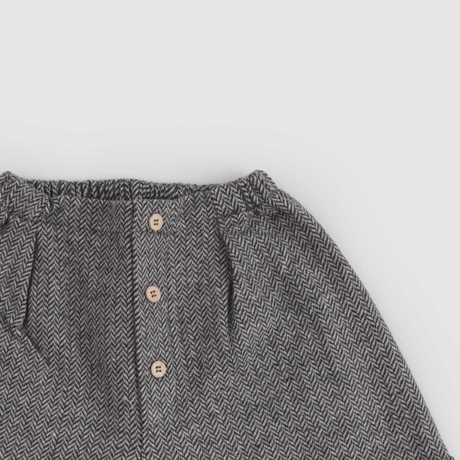 Bermuda mini shorts in caldo cotone spigato - annameglio.com abbigliamento moda