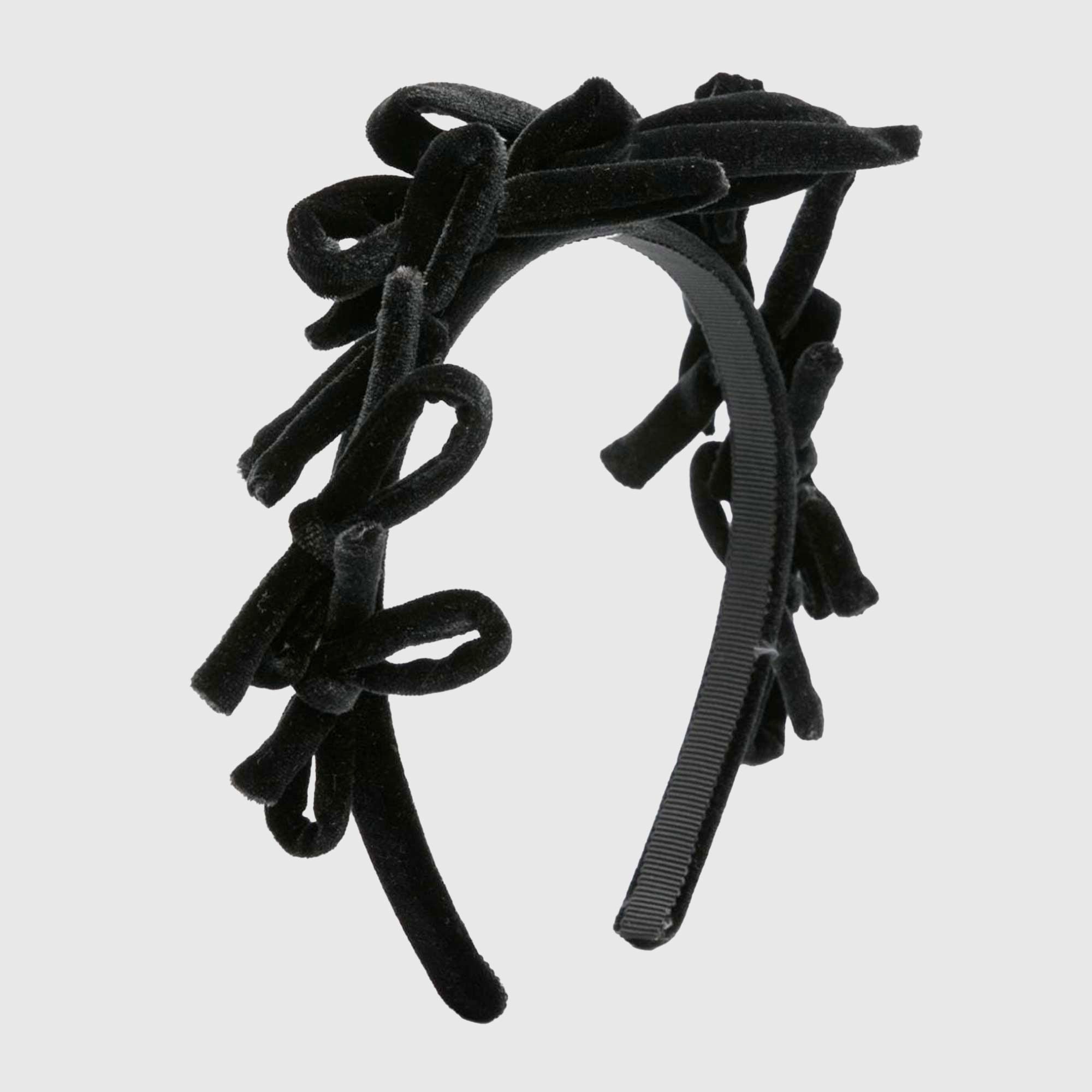 Cerchietto Effetto Velluto nero Monnalisa - annameglio.com abbigliamento moda