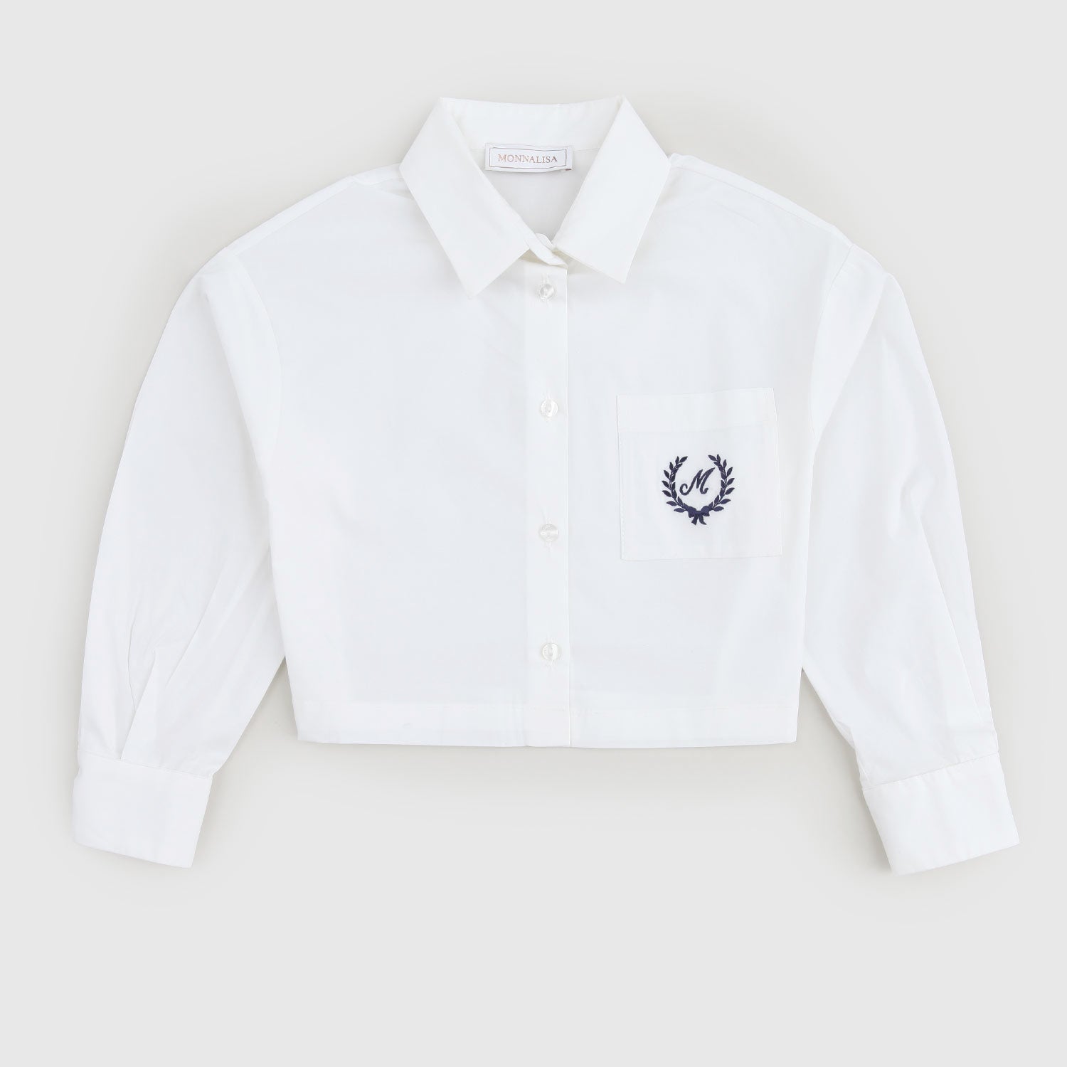 Camicia bianca in popeline con taschino - annameglio.com abbigliamento moda